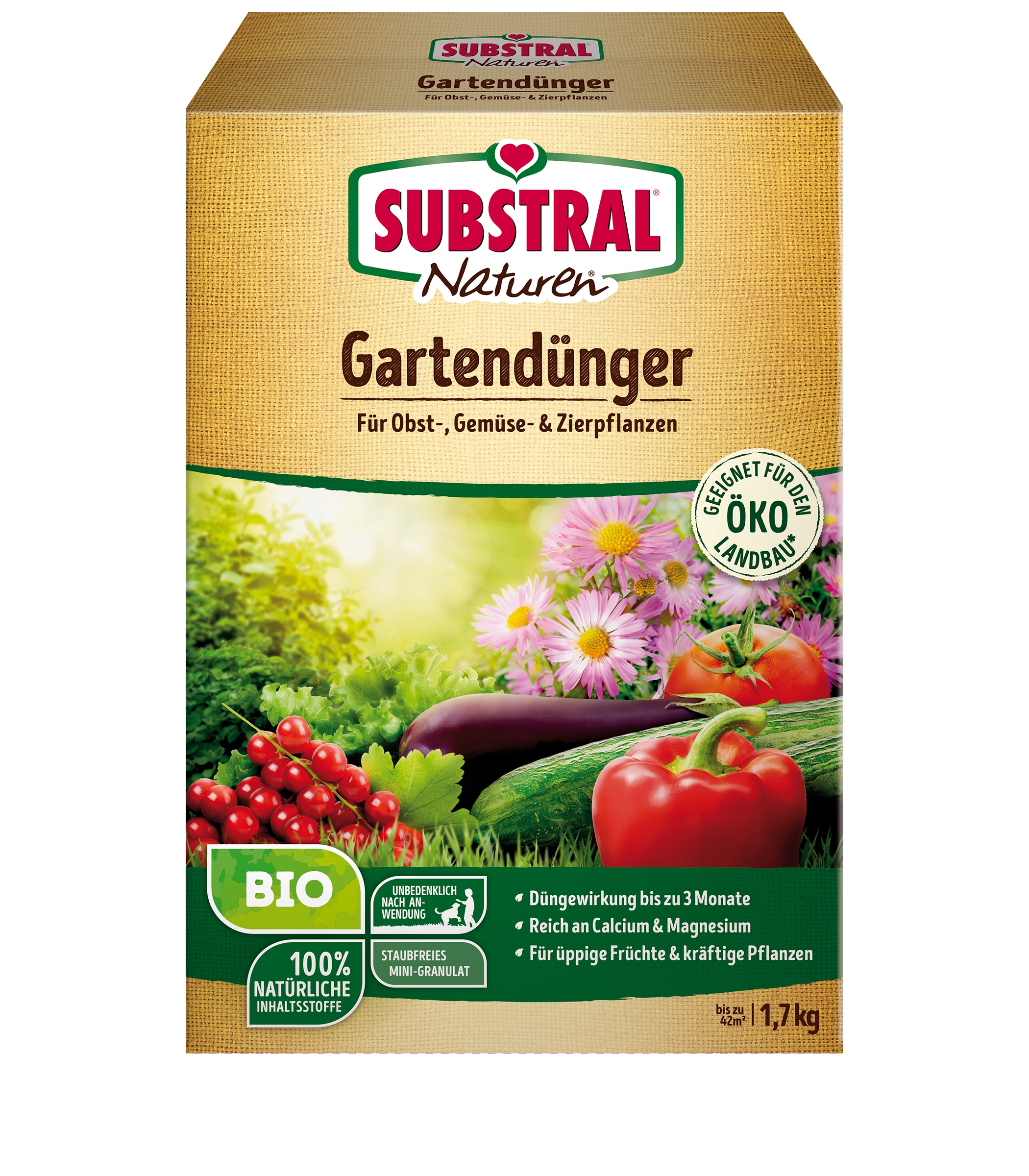 Substral Naturen Gartendünger bio - 1,7 kg Substral Naturen Gartendünger bio - 1,7 kg