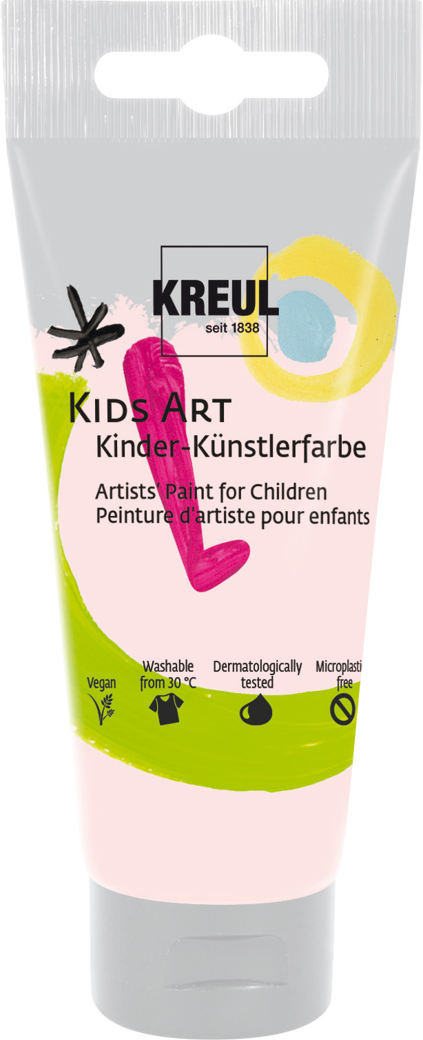 Kreul Kids Art Kinder-Künstlerfarbe Pastellrosa, 75 ml