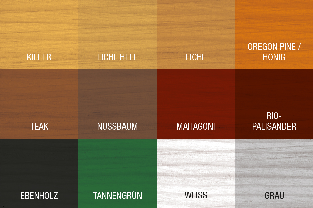 farbpalette-dauerschutz-lasur Bondex Dauerschutz-Lasur Tannengrün, 750ml