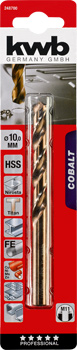 248700-300 Kwb Cobalt Spiralbohrer 10 mm