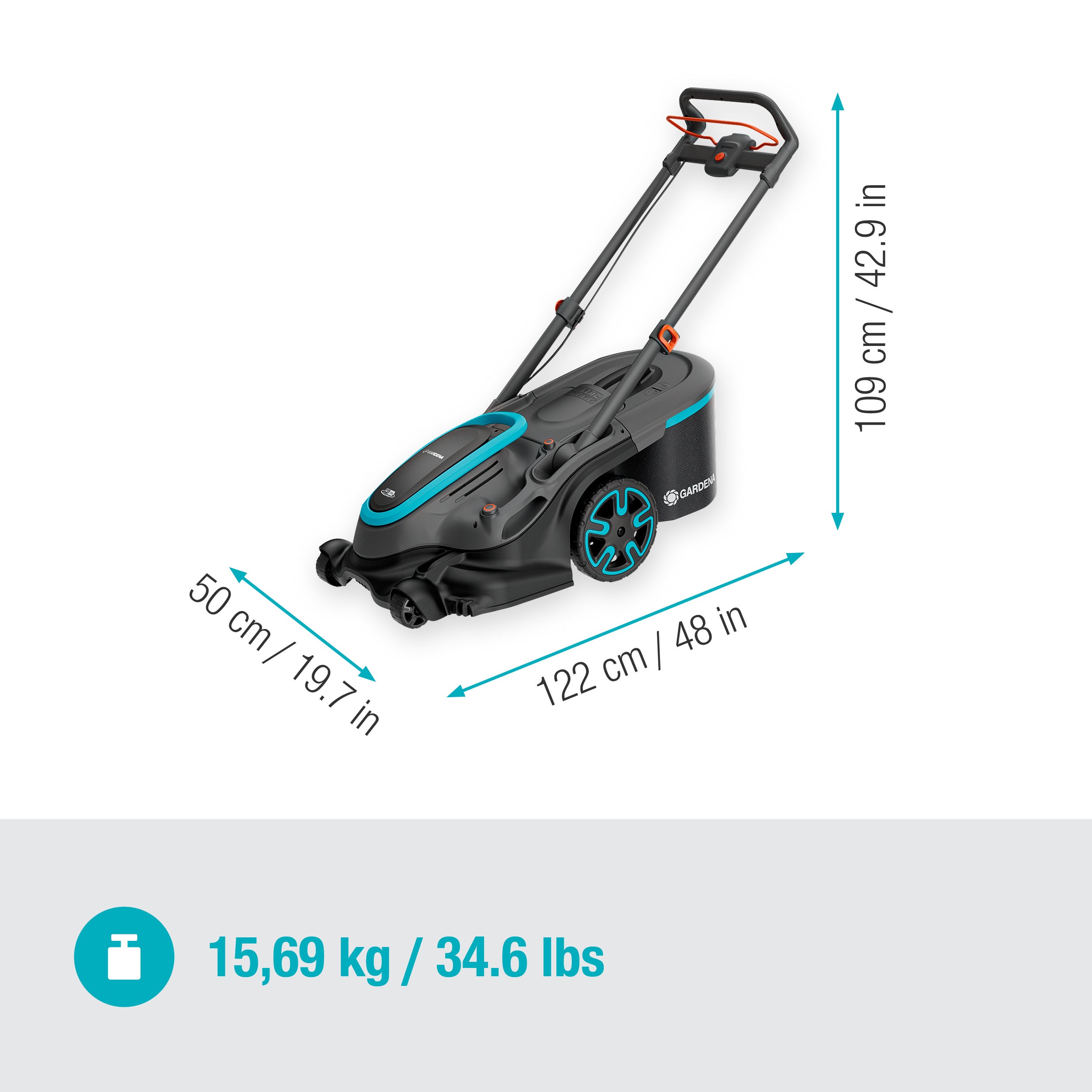 Gardena Akku-Rasenmäher PowerMax Duo 46/36V P4A solo Gardena Akku-Rasenmäher PowerMax Duo 46/36V P4A solo