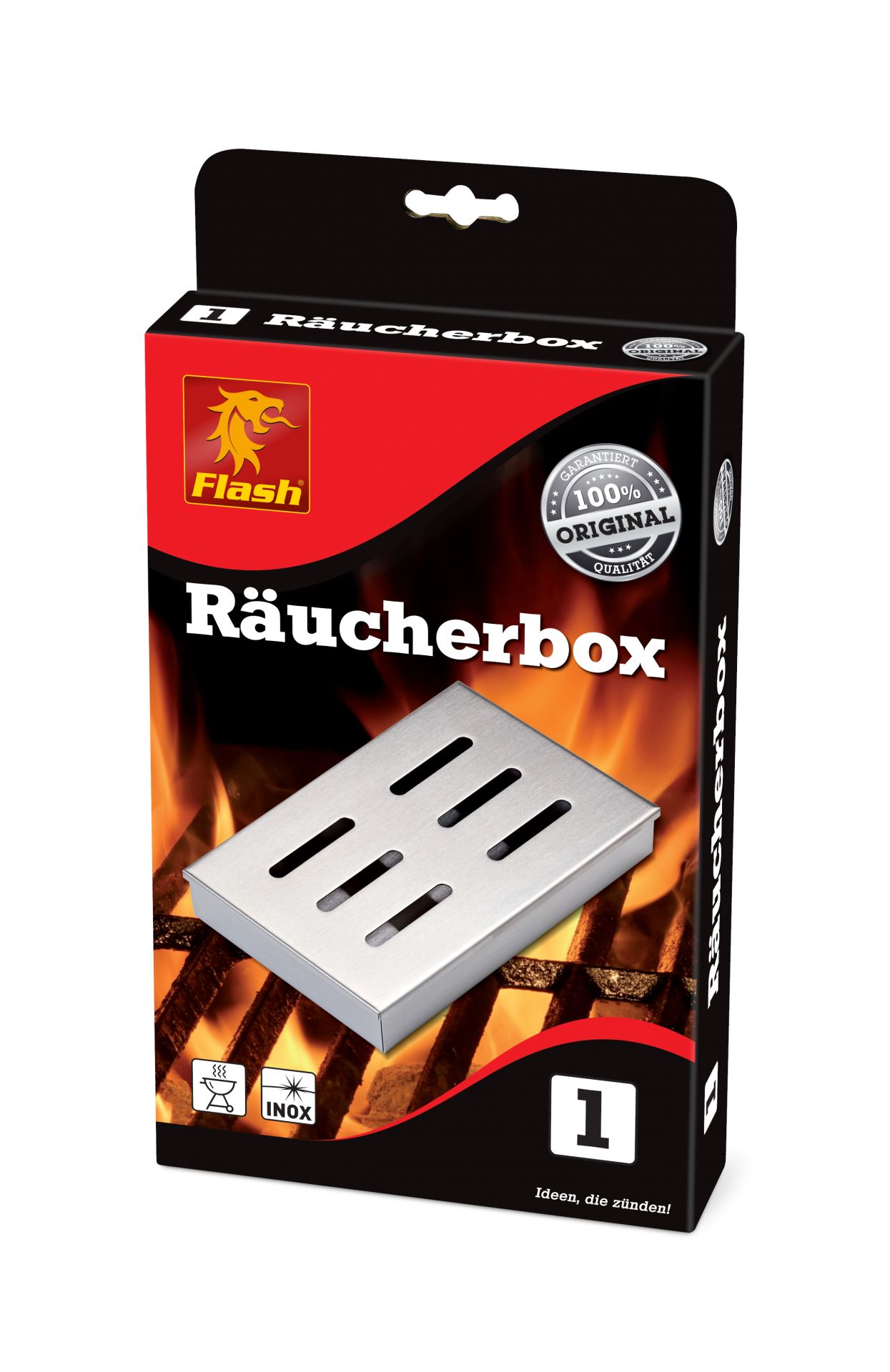 Boomex Flash Edelstahl Räucherbox