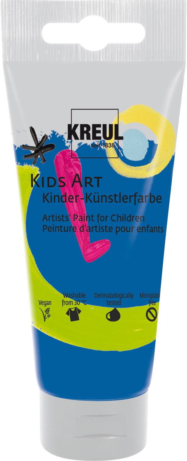 Kreul Kids Art Kinder-Künstlerfarbe Königsblau, 75 ml