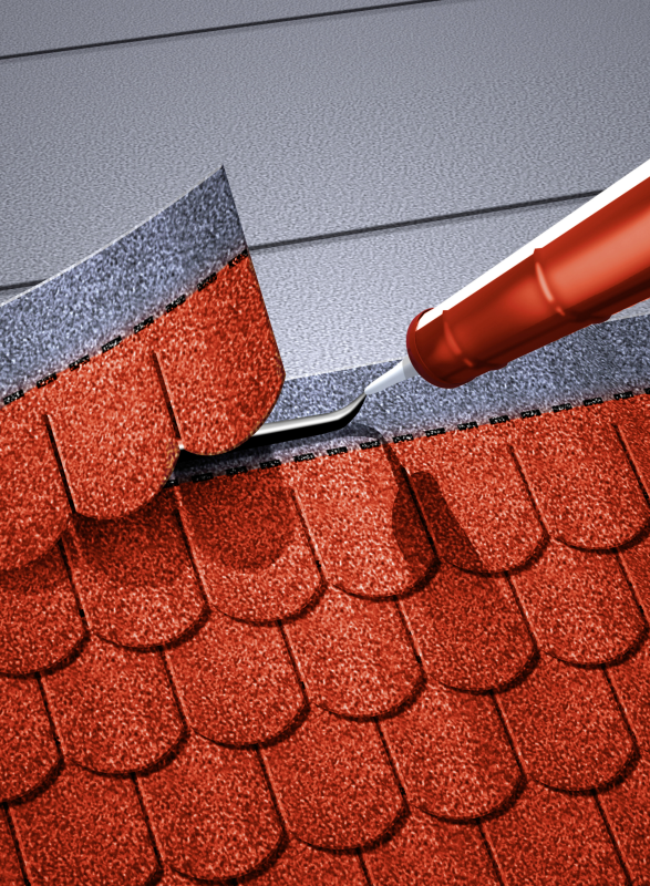 Mem Ziegel- und Firstfest, bitumen