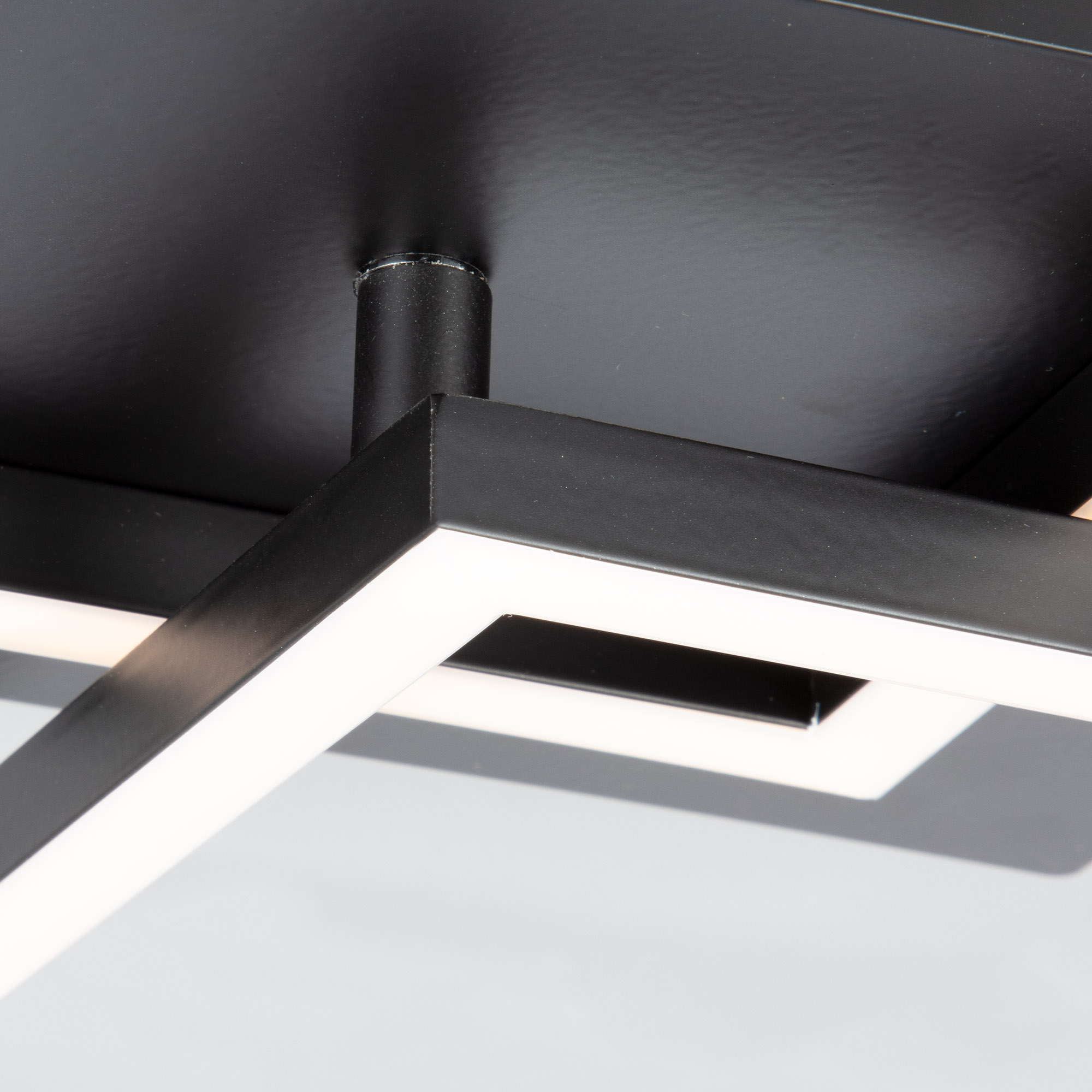 Briloner LED Deckenleuchte, 62 cm, schwarz