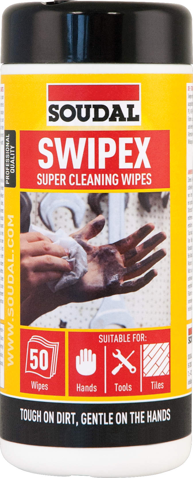 Soudal Reinigungstücher Swipex, 50 Stück Soudal Reinigungstücher Swipex, 50 Stück