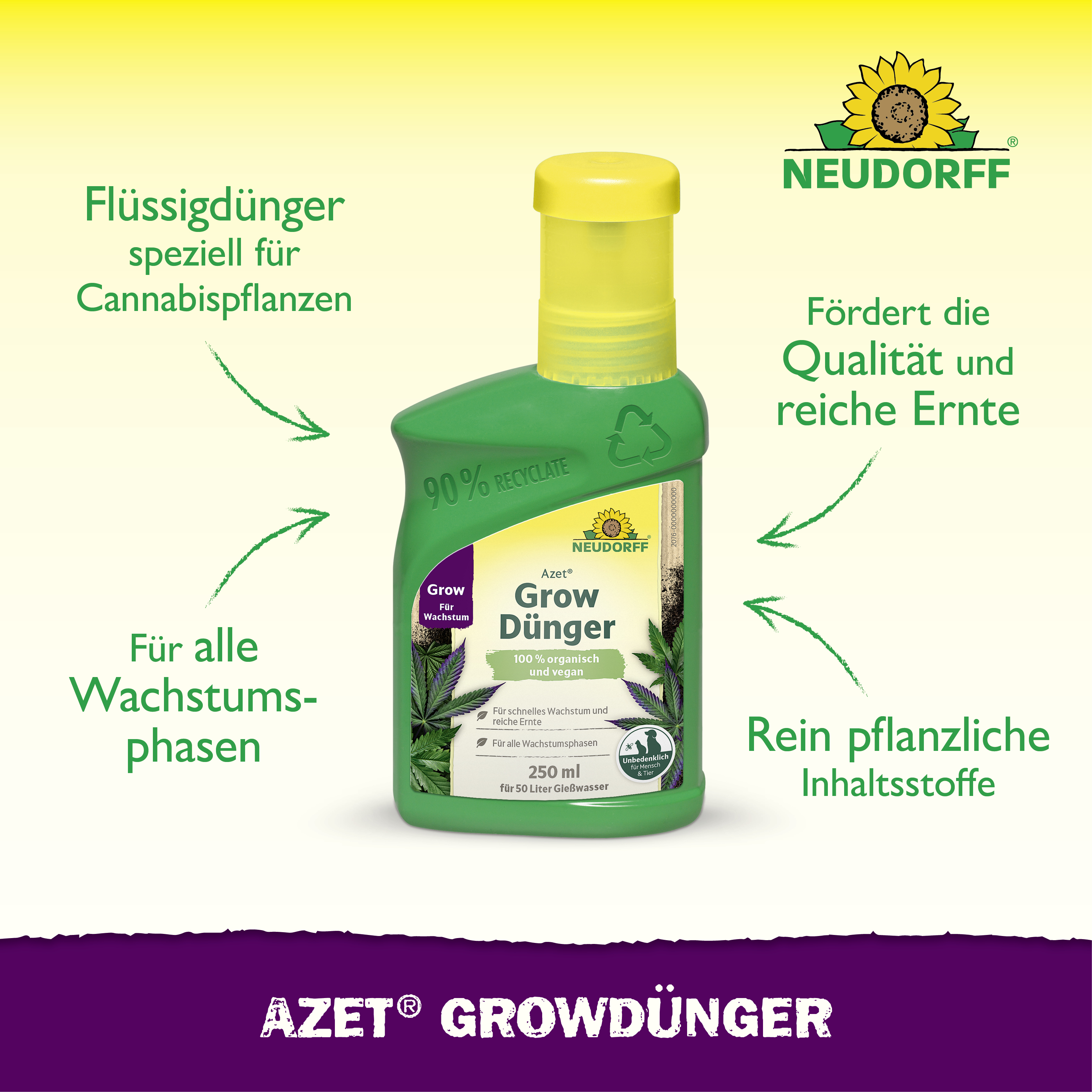 Neudorff Azet GrowDünger, 250 ml