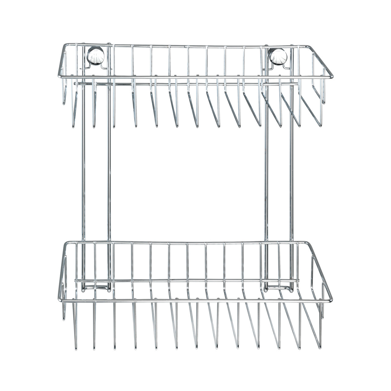 741885-Wandregal-2-Etagen-Classic-chrom_FS_03 WENKO CLASSIC WANDREGAL 2 ETAGEN