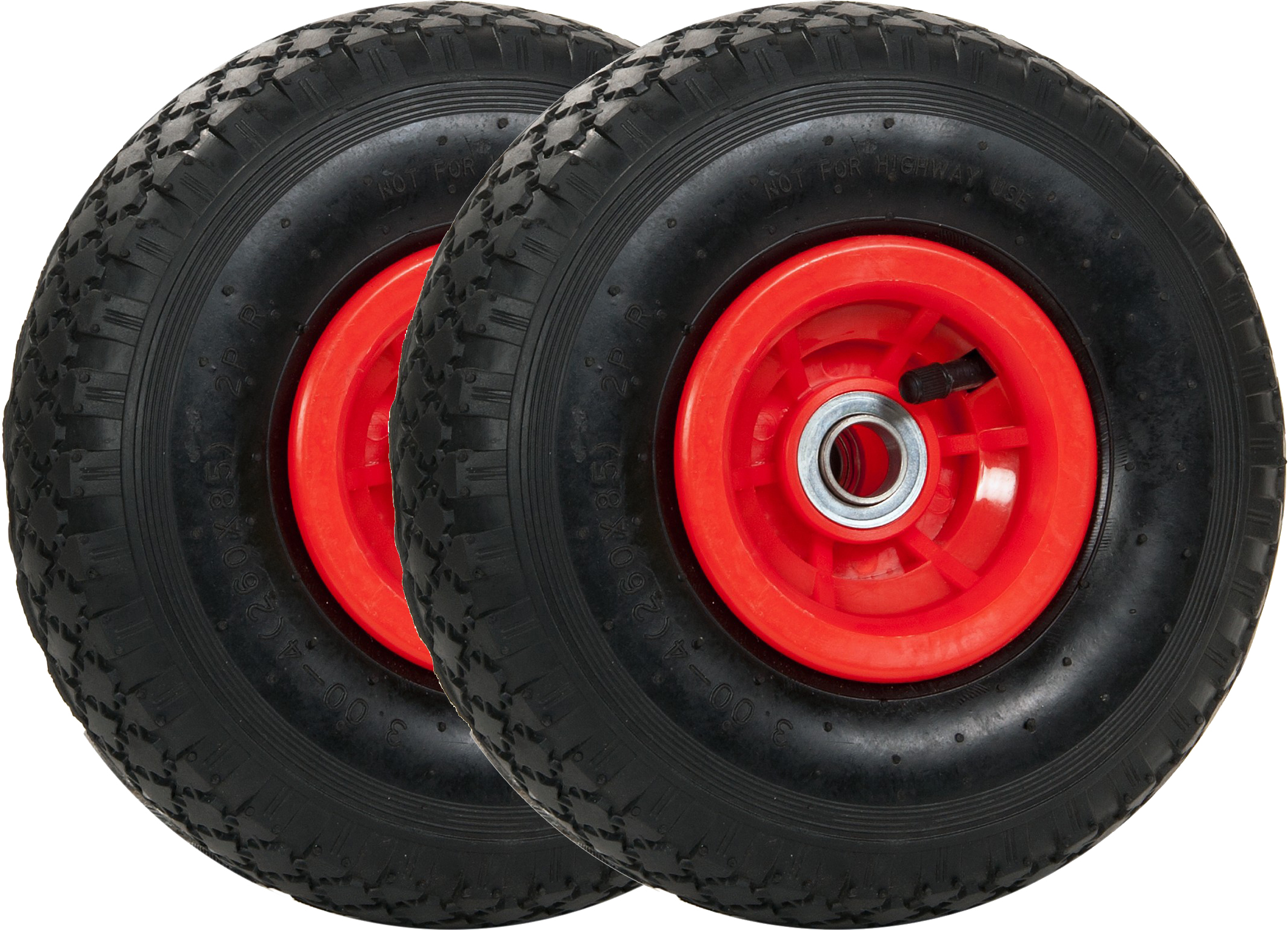 Pro-Bau-Tec Luftrad 260 x 85 mm/3.00-4, 2 Stück