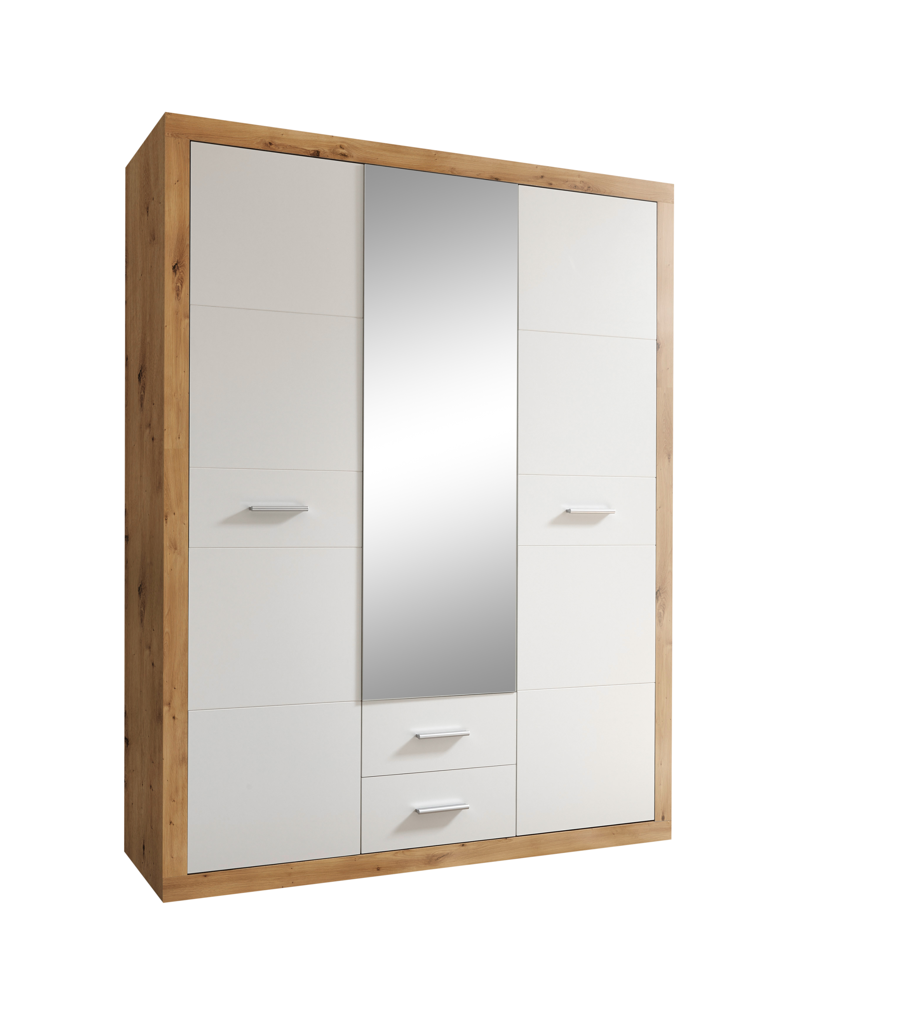 558606-KLS-Stone-Freisteller_58-732-T2 Pol-Power Kleiderschrank "Stone", Artisan Eiche/Weiß