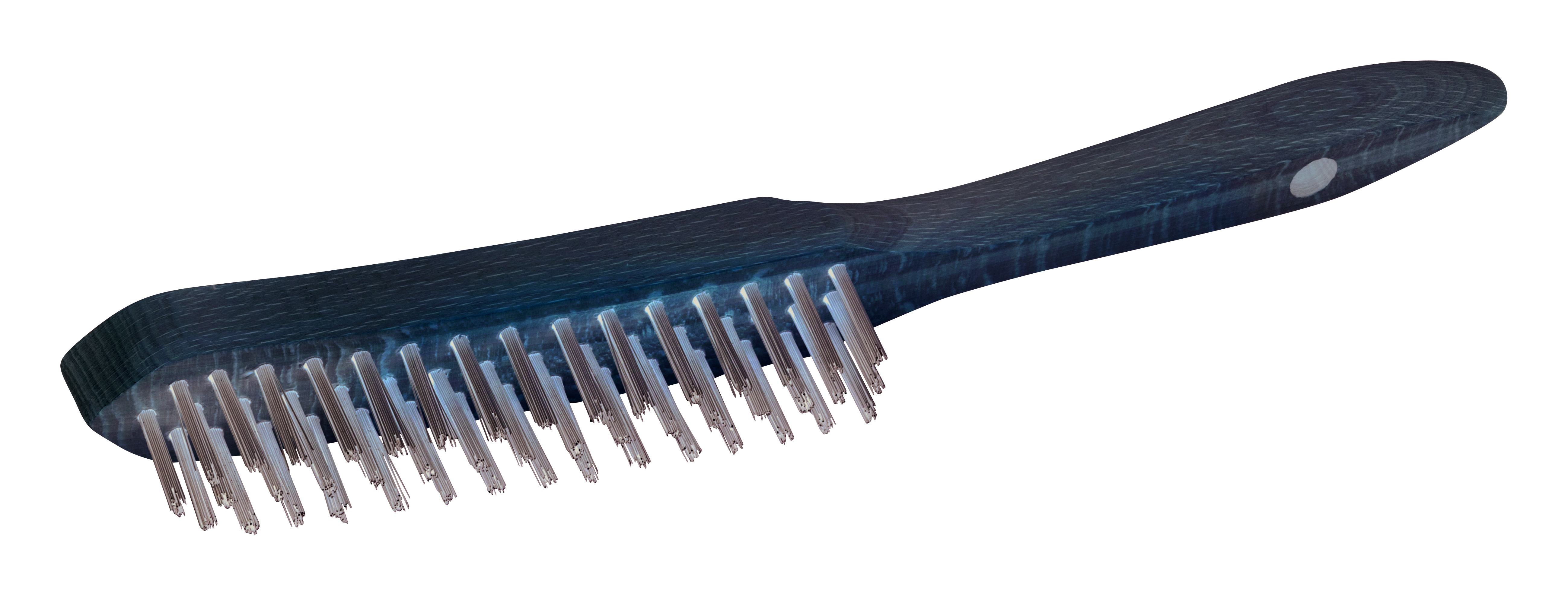 Ciret Drahtbürste 3-reihig, Holz-Griff