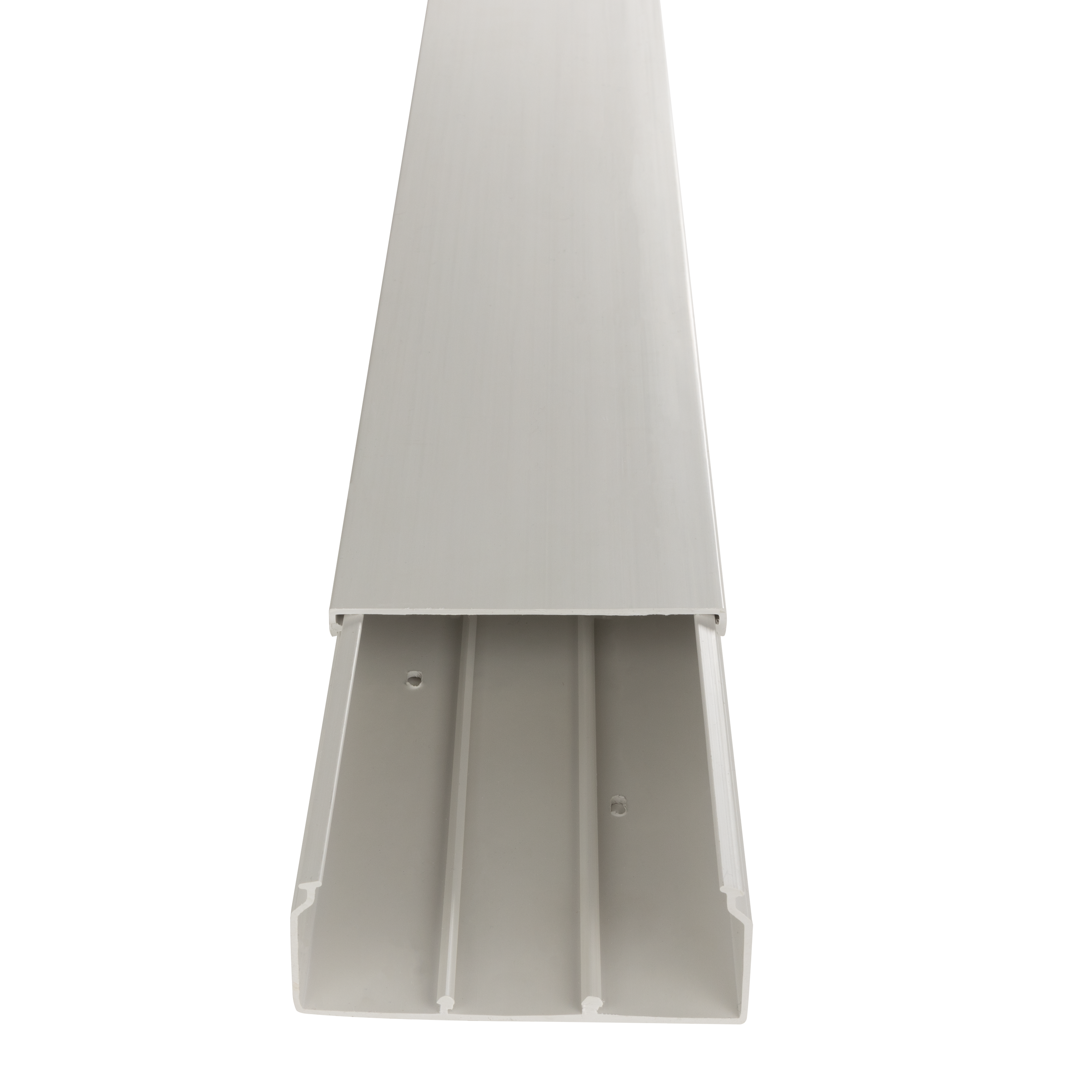 REV Kunststoffkanal 100 x 40 mm mit abnehmbaren Deckel, 2 m, weiß