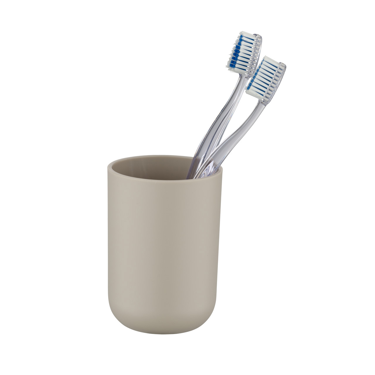 407424-Zahnputzbecher-Mod-Brasil-taupe_FS_01 WENKO ZAHNPUTZBECHER BRASIL TAUPE