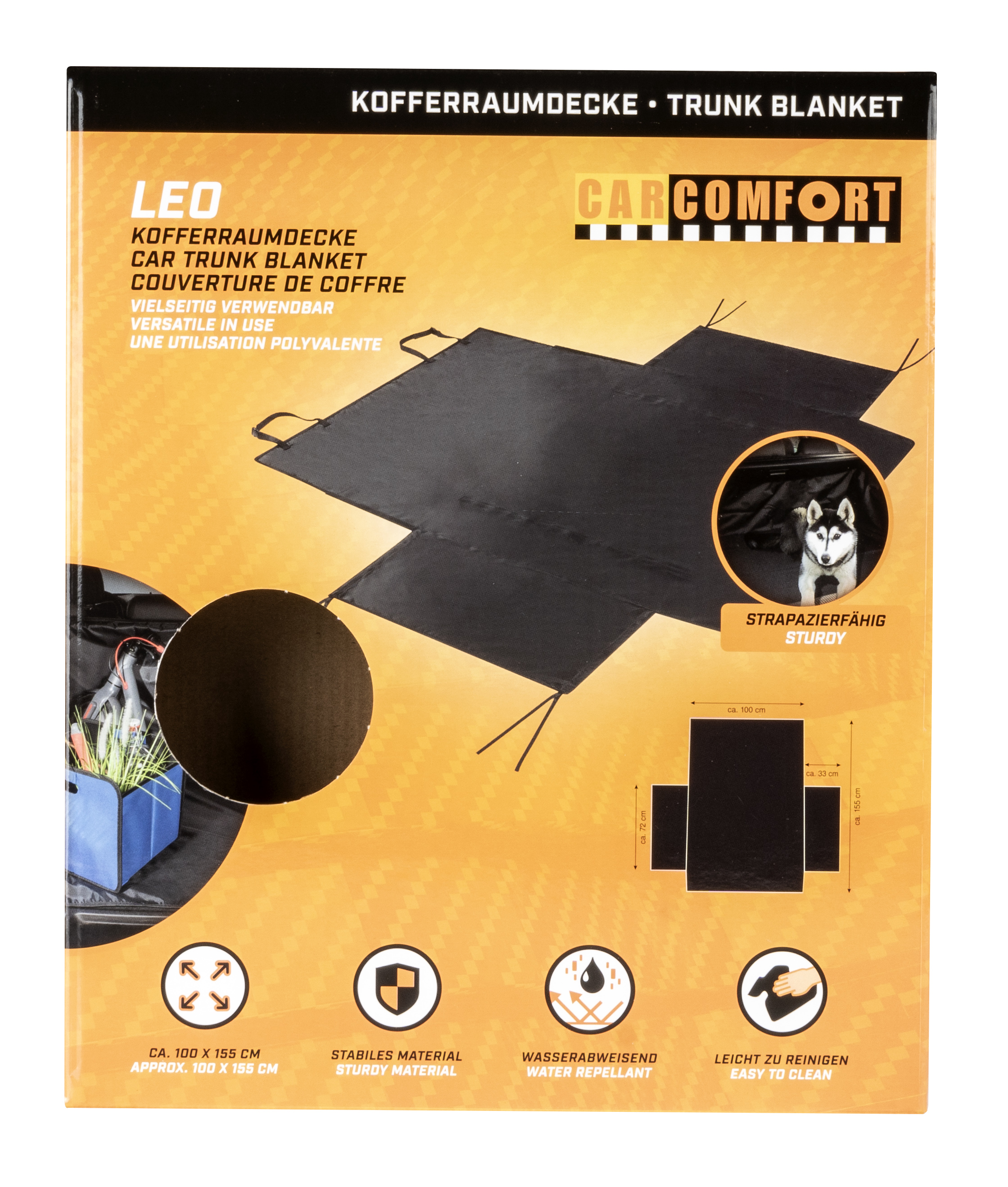 CarComfort Kofferraumdecke Leo, 100 x 155 cm CarComfort Kofferraumdecke Leo, 100 x 155 cm
