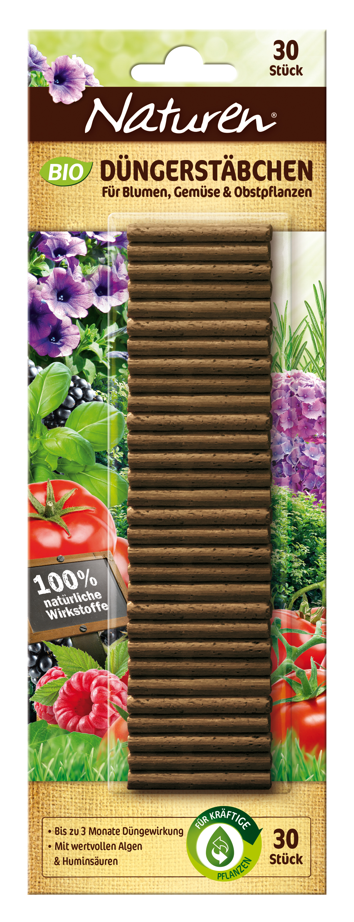 420242-8872_NAT_Duengerstaebchen_30STK_4062700888728 Naturen Bio Düngerstäbchen 30 Stück