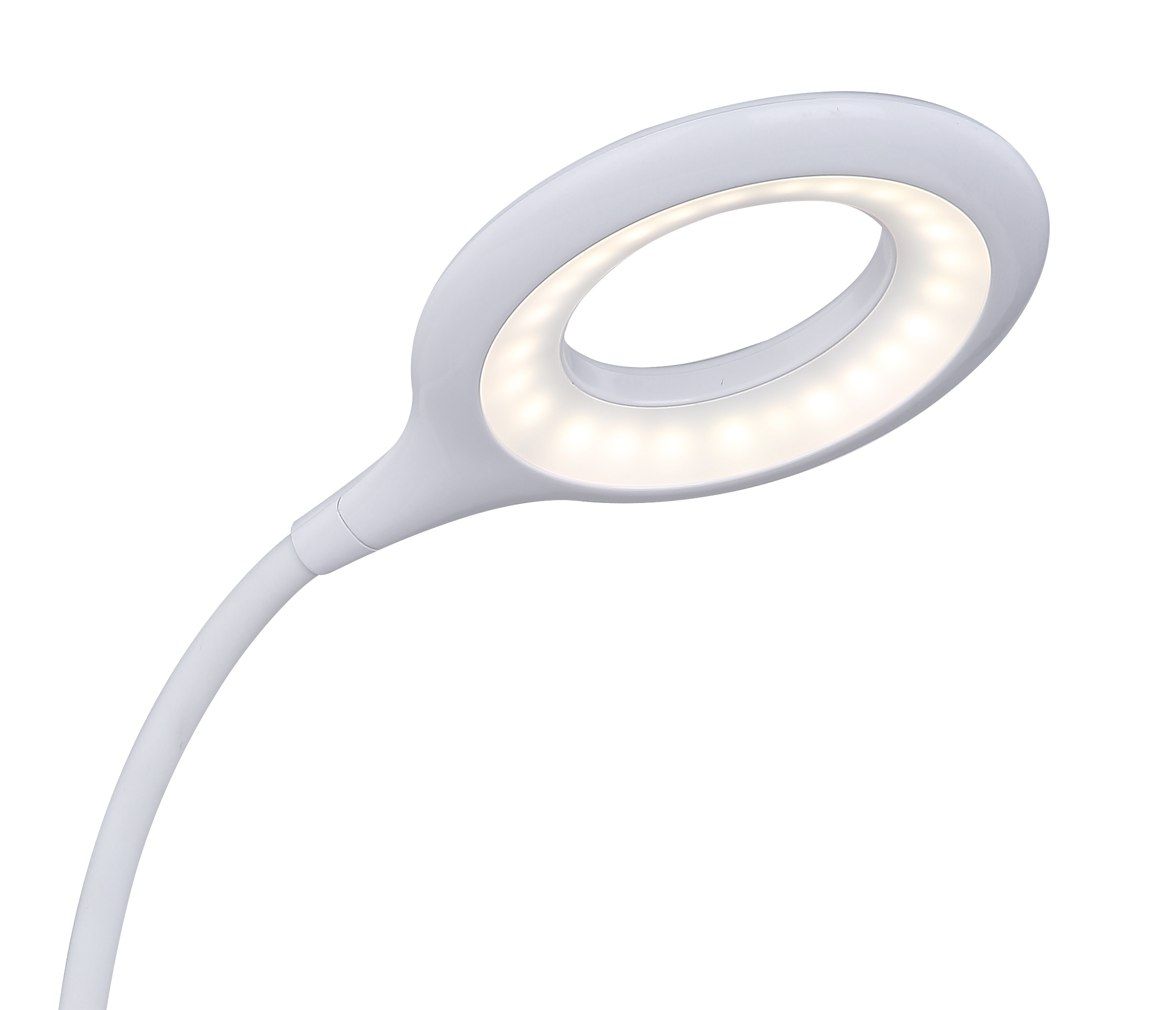 GLOBO TISCHLEUCHTE 5W WEISS  FLEXO TOUCHDIMMER AKKU