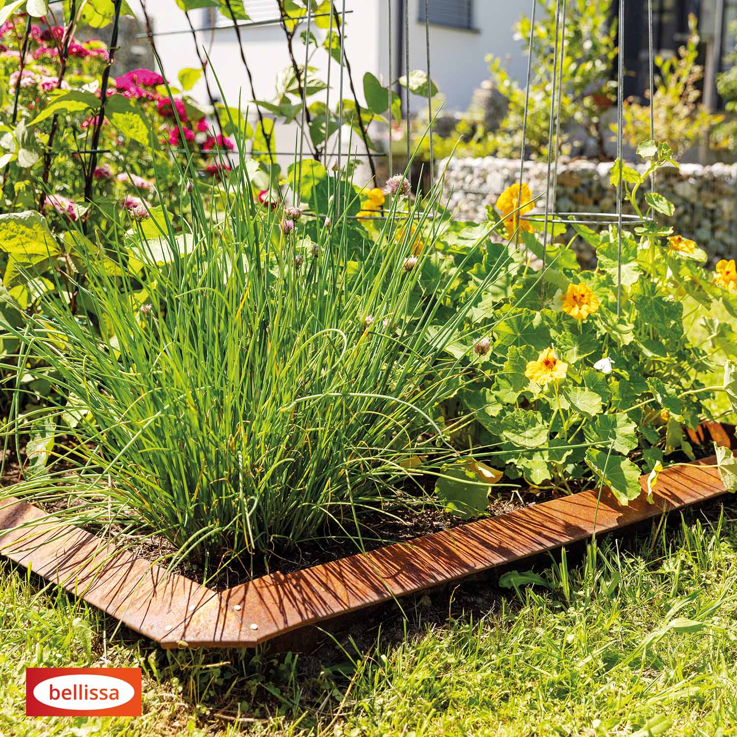 bellissa Schneckenblech Corten, 100 x 20 cm