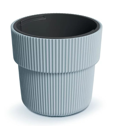 Prosperplast Blumentopf Milly, Ø 29,9 cm, H:28,5 cm, hellgrau