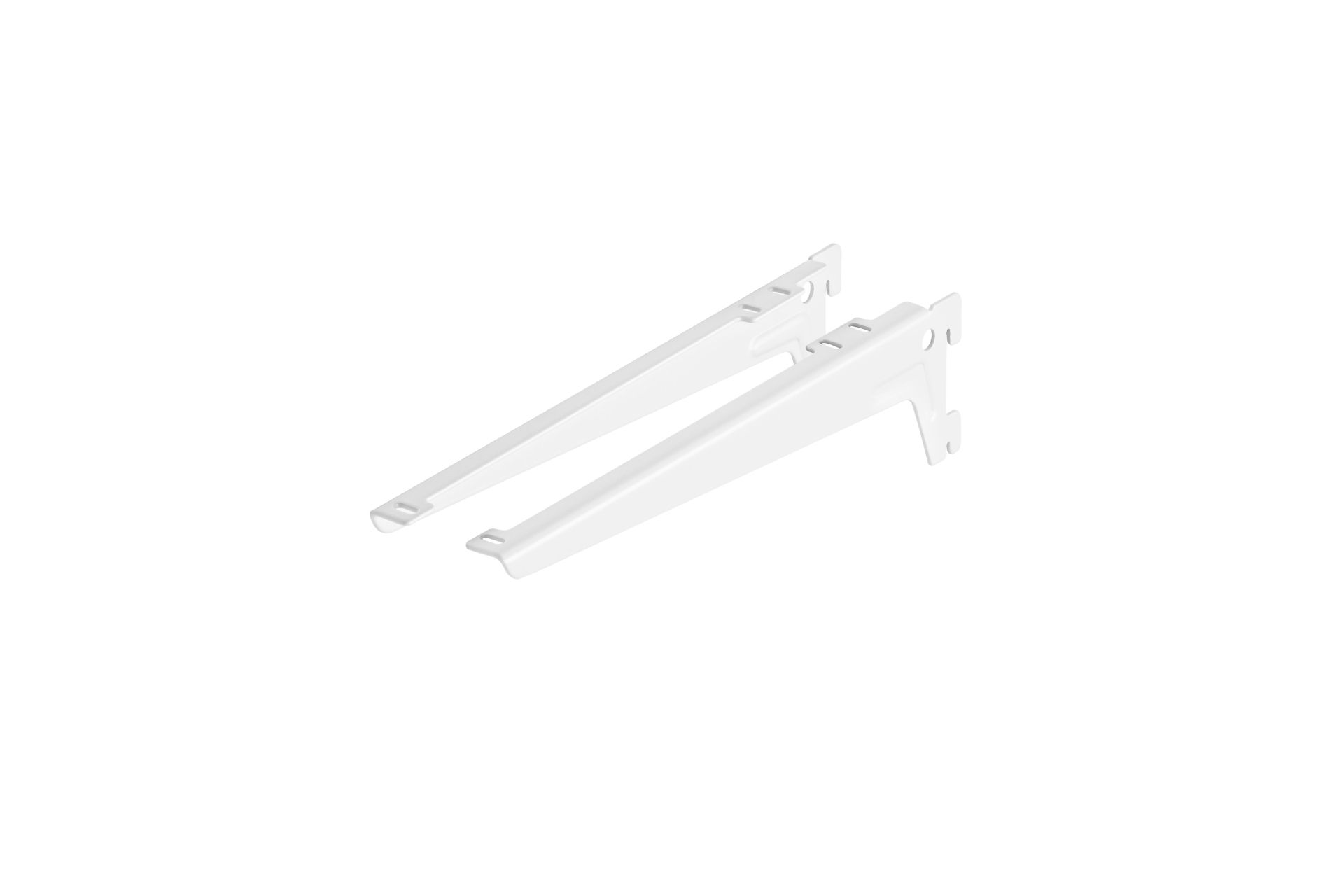 Dolle PrimeSlot 1-Reihig Winkelträger 1 Paar, weiß, 280 mm