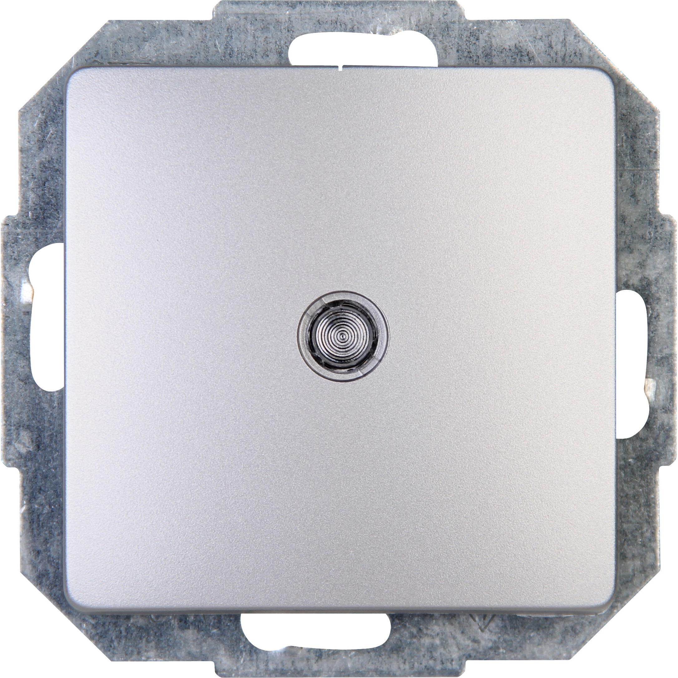 Kopp PARIS Taster beleuchtet, silber Kopp PARIS Taster beleuchtet, silber