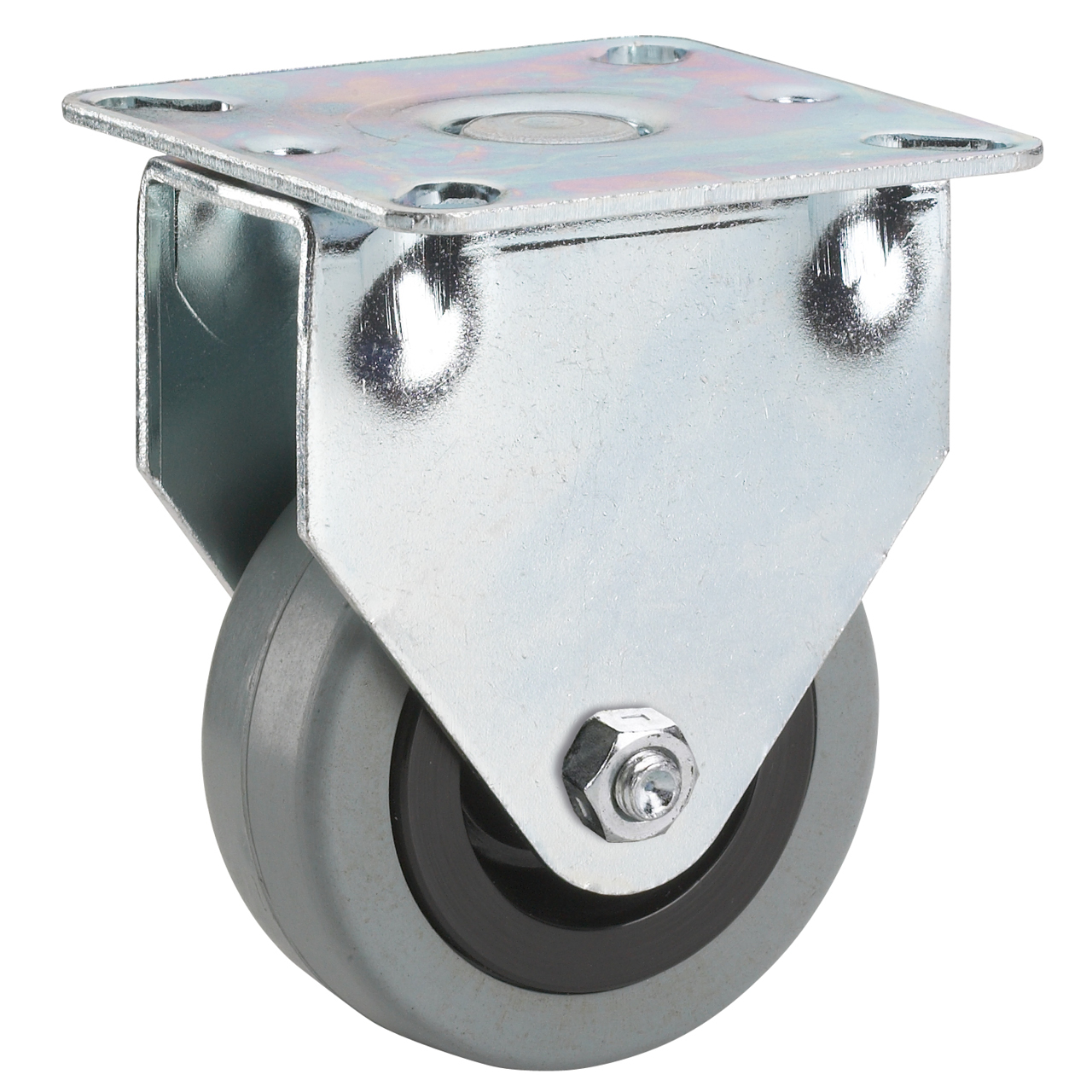 136559 Dörner + Helmer Apparate-Bockrolle 50x19 mm, Platte 55x55 mm