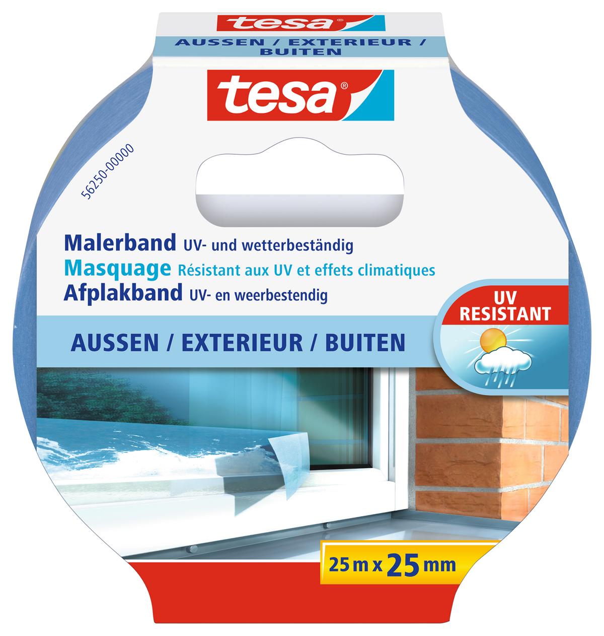 tesa_masking_562500000001_li406_front_pa tesa Malerband Außen, 25 mm