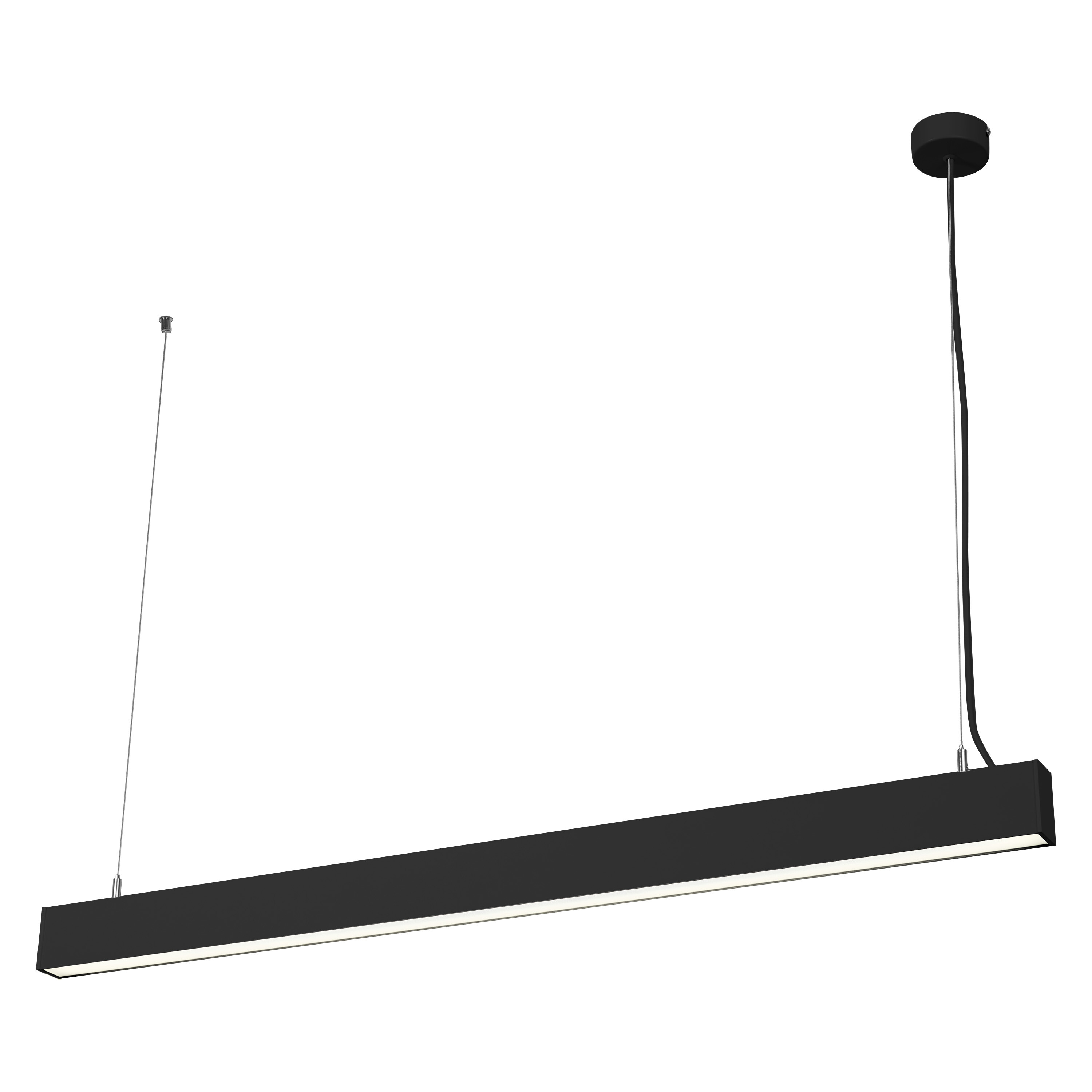Osram LED Pendelleuchte Office Line, dimmbar, Schwarz