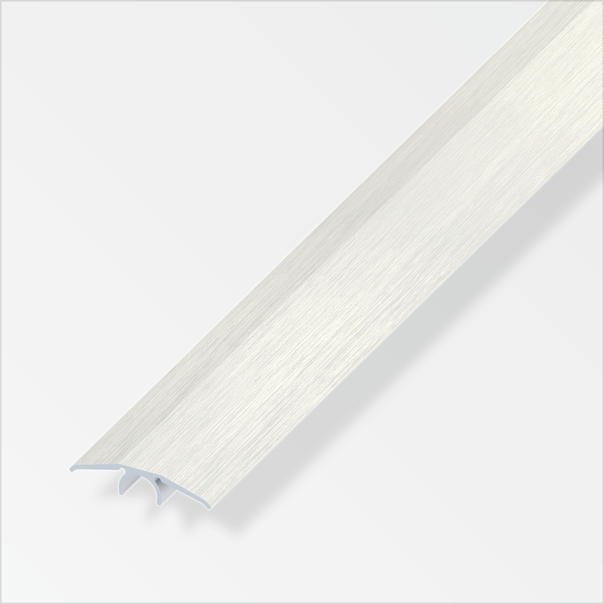 157514_U-bergangs-Profil Alfer clipstech Übergangs-Profil, 33 mm, edelstahloptik