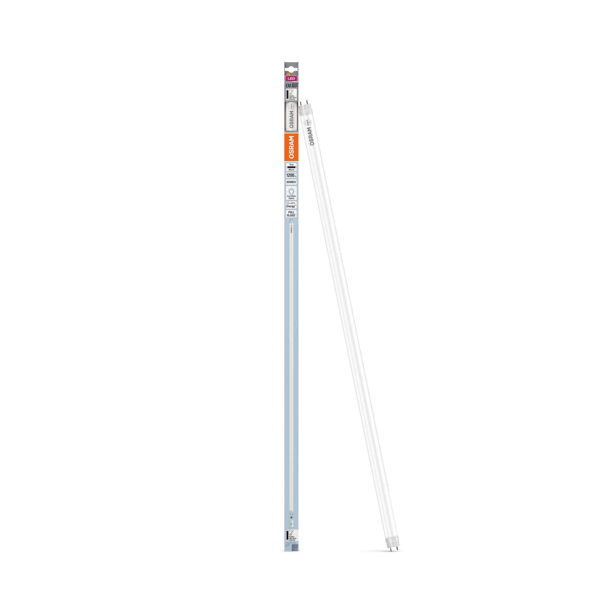 Osram LED Röhre T8 EM 90 cm, Kaltweiß