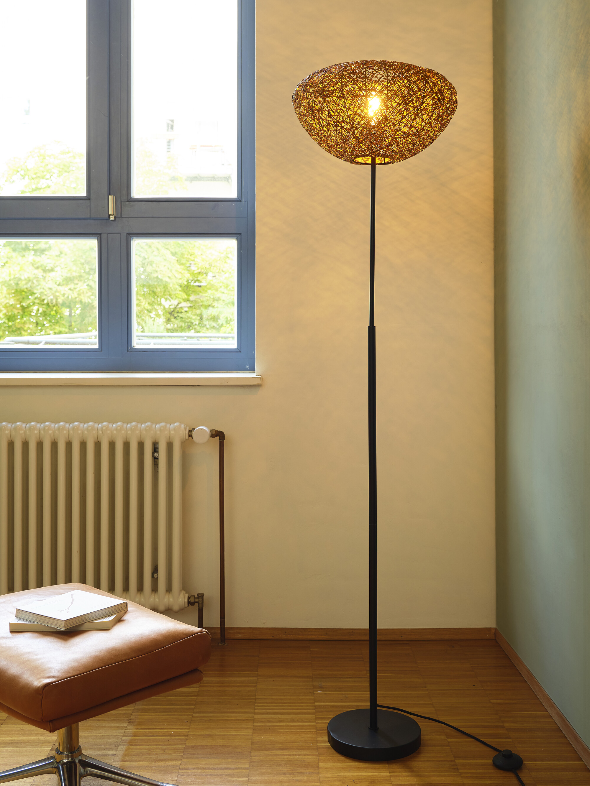 Osram Decor Stehleuchte, 1XE27, schwarz