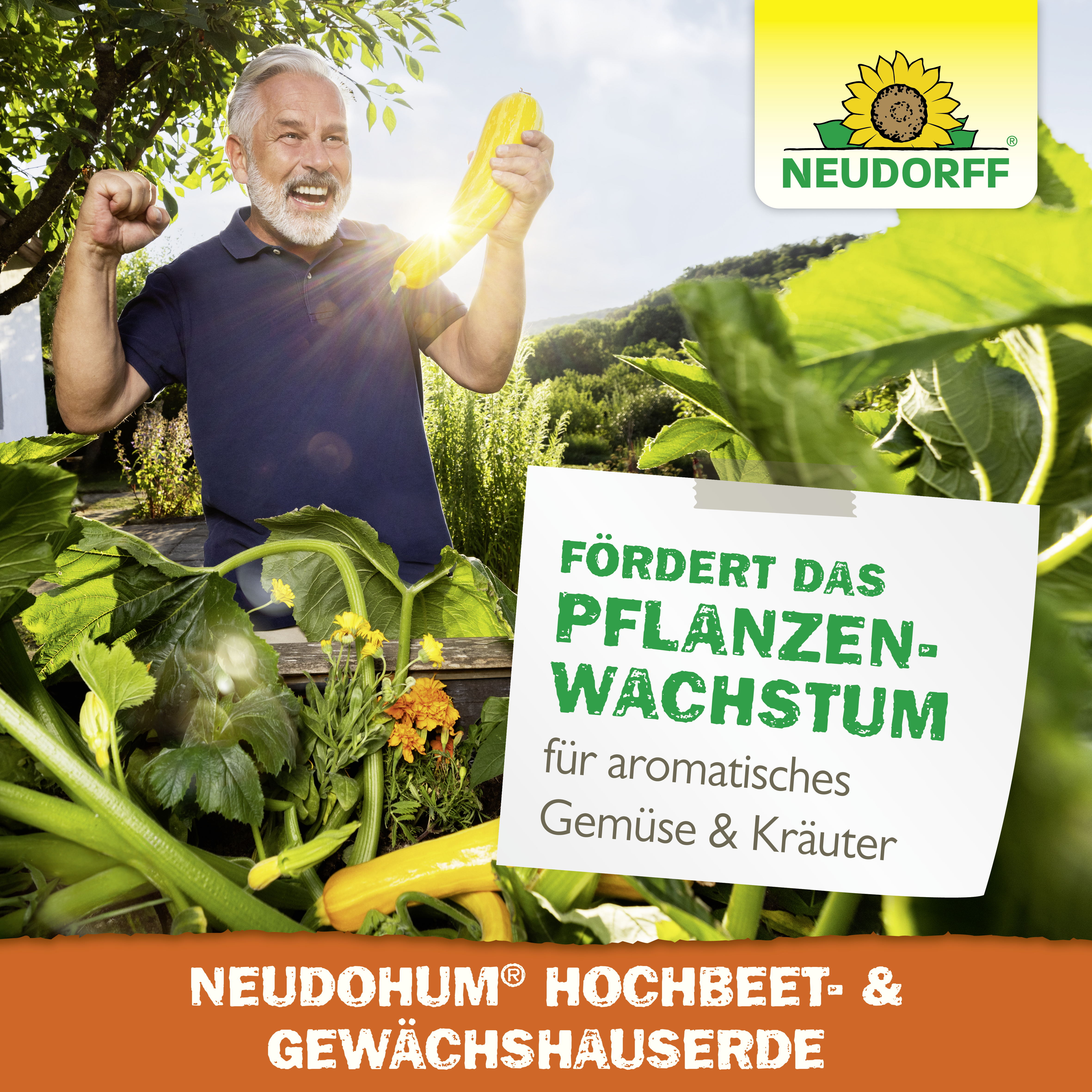 Neudorff NeudoHum Hochbeet- und GewächshausErde, 75 l