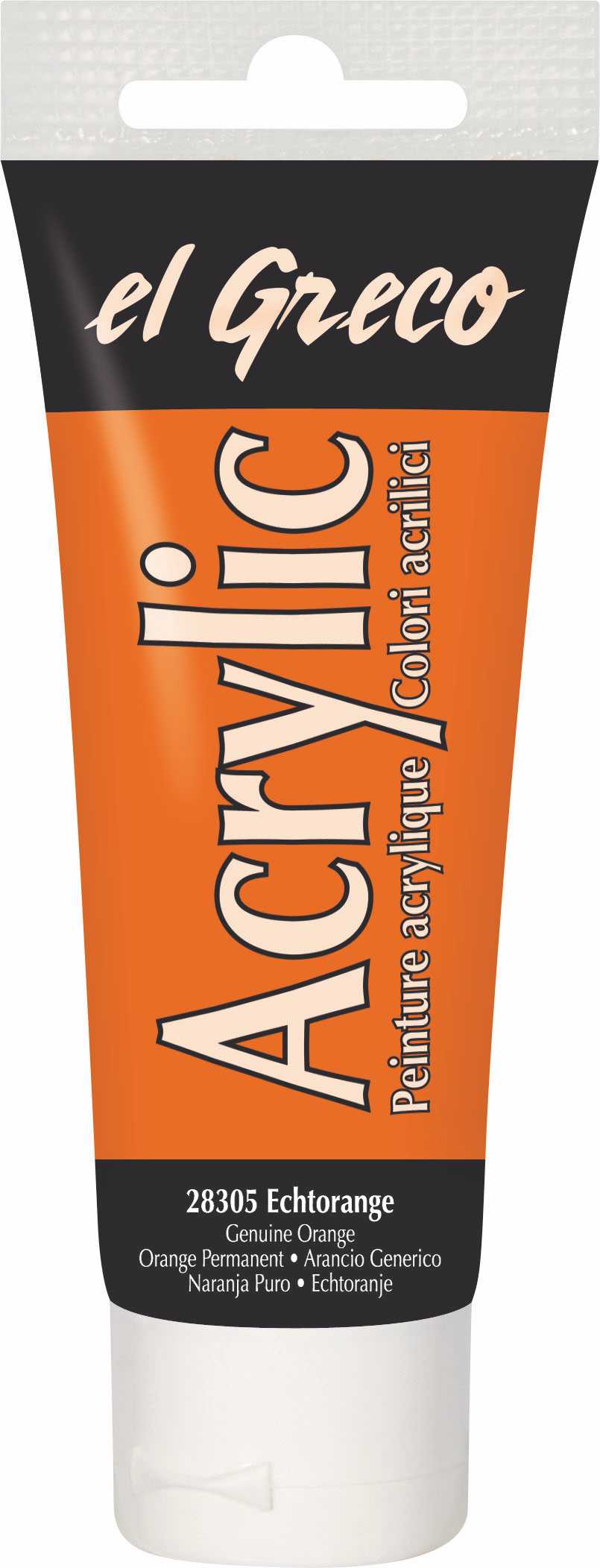 28305_KREUL_elGrecoAcrylic_Echtorange_75ml_RGB Acrylic