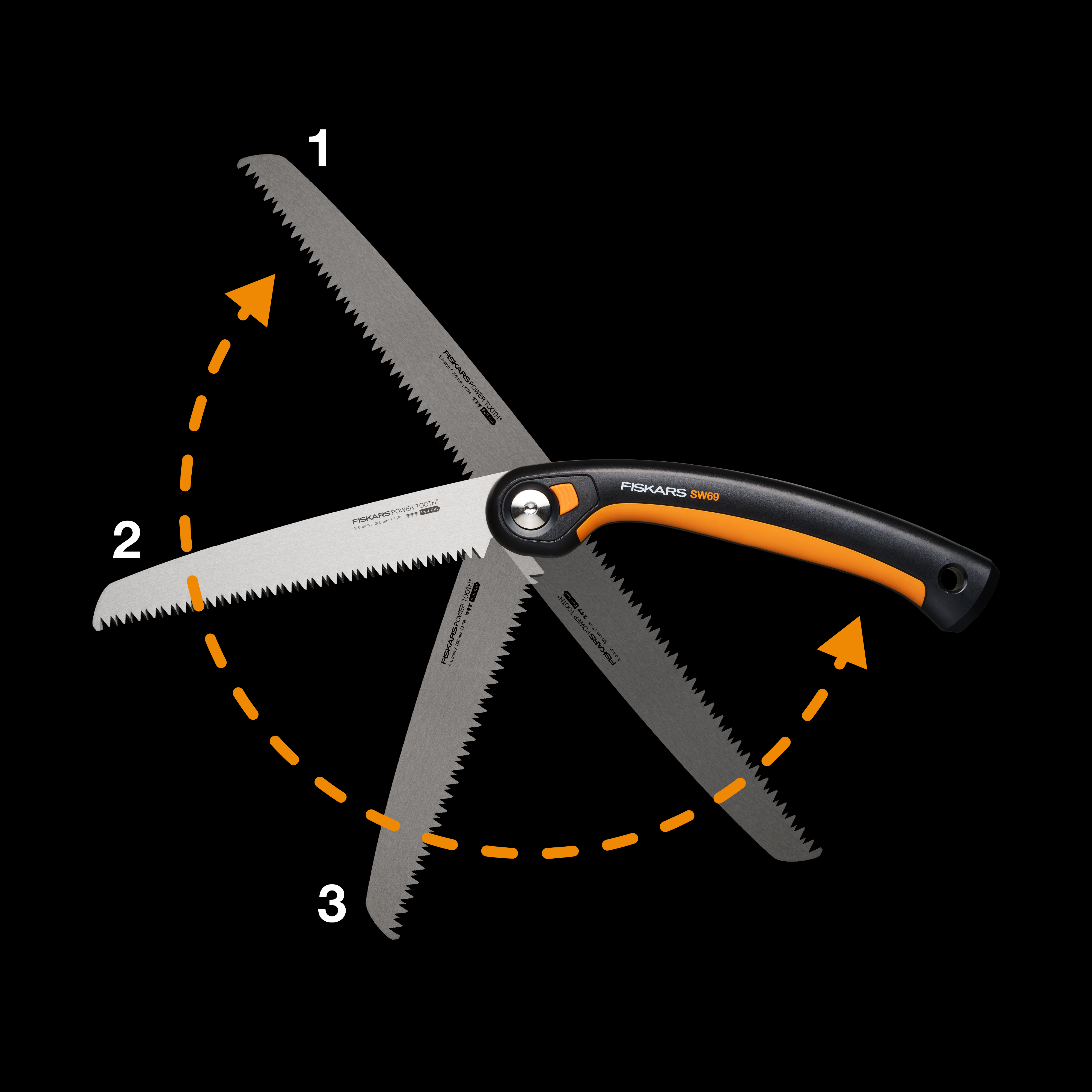 Fiskars Plus™ Klappsäge SW69, Klingenlänge 21 cm