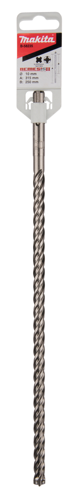 Makita SDS-PLUS NEMESISII Bohrer, 10x315 mm Makita SDS-PLUS NEMESISII Bohrer, 10x315 mm
