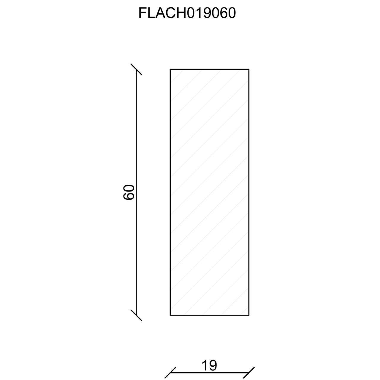 Neuhofer Flachleiste, Fichte/Kiefer astrein roh