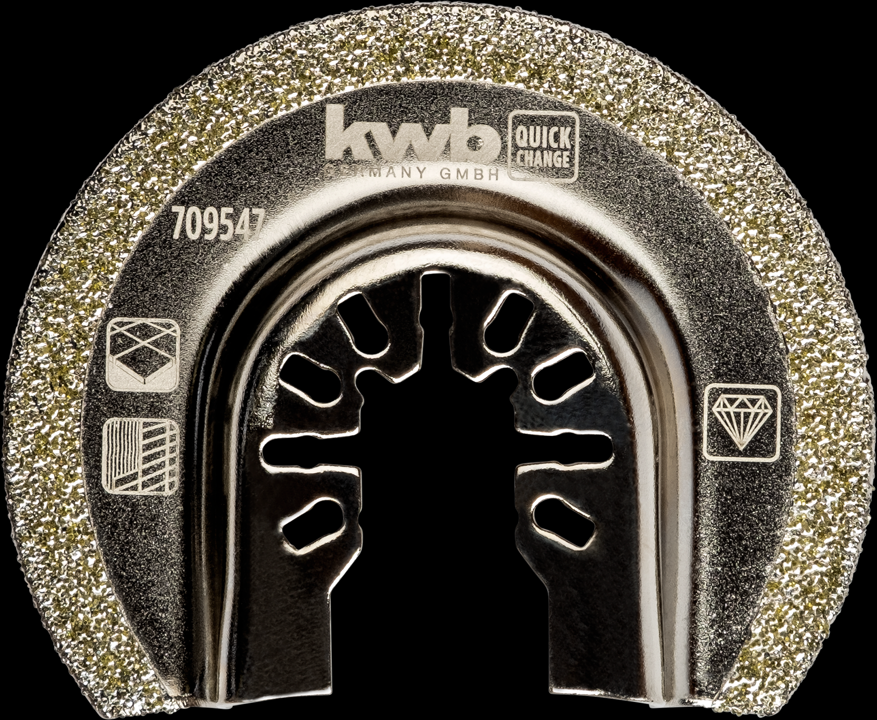 kwb Diamant-Sägeblatt, halbrund, 65 mm kwb Diamant-Sägeblatt, halbrund, 65 mm