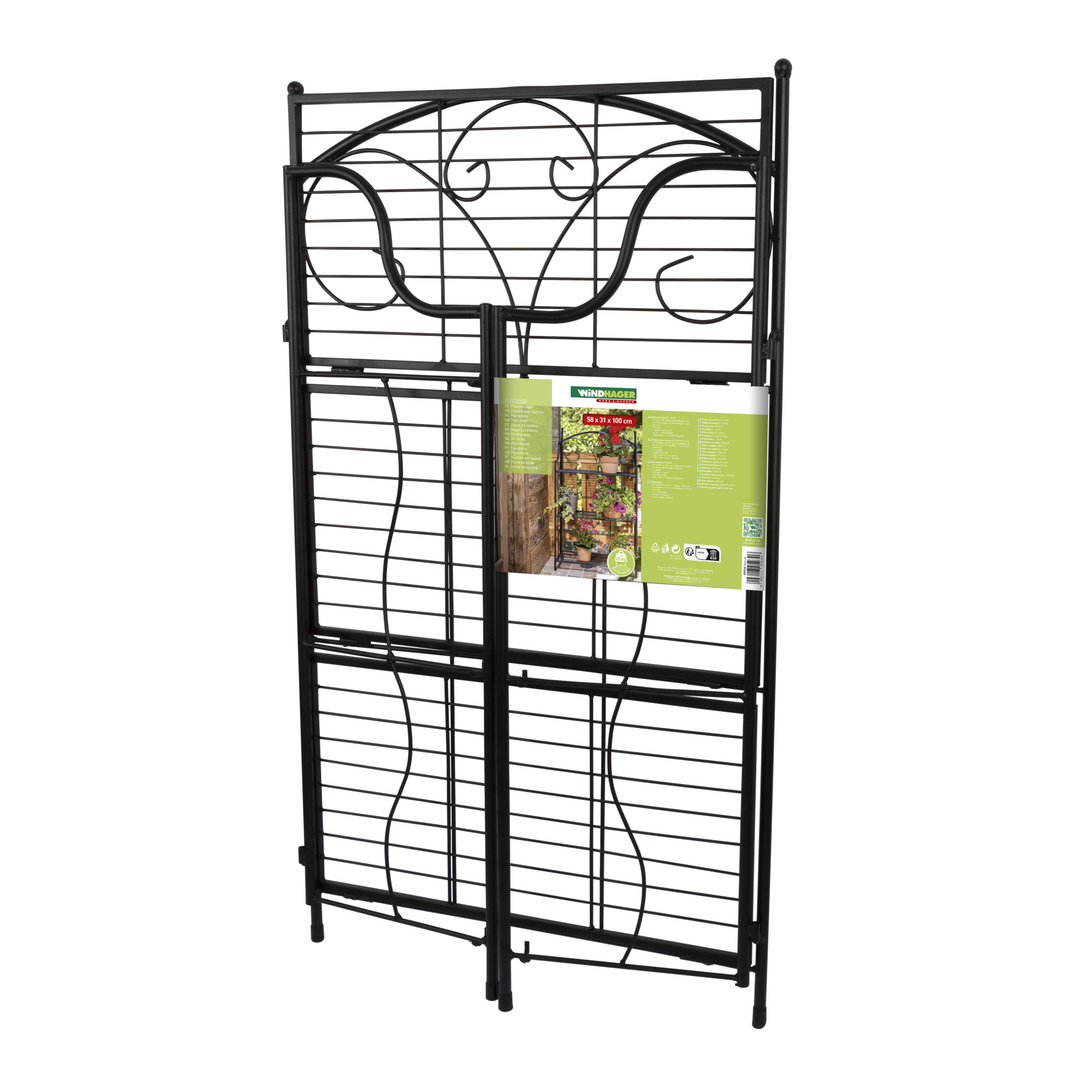 Windhager Pflanzenregal 3-stufig, 58x31x100 cm