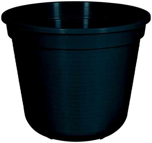 527376-80602438-L BLUMENTOPF STANDARD 24CM ANTHRAZIT GELI
