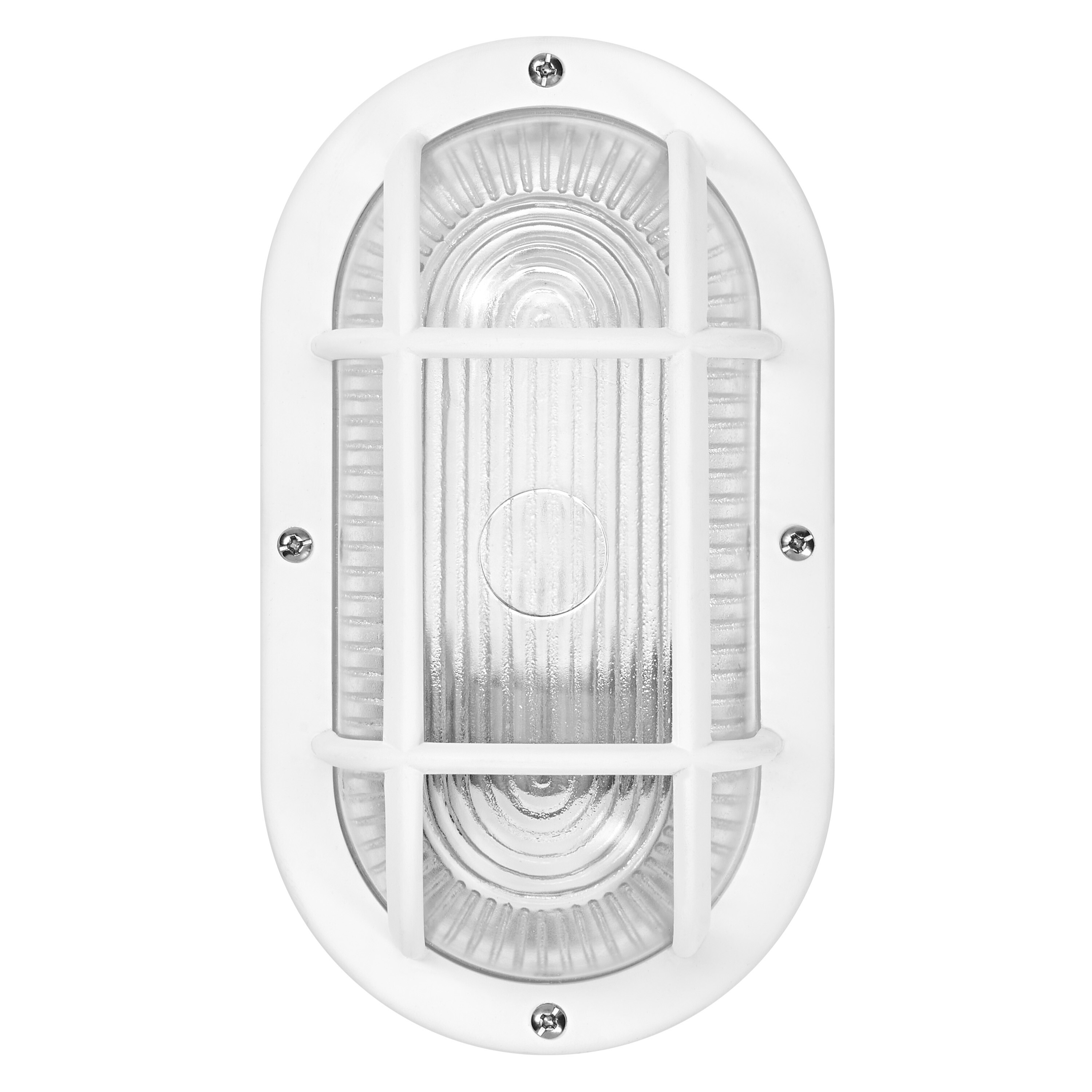 Osram Außenleuchte Bulkhead Essential Oval, E27, weiß