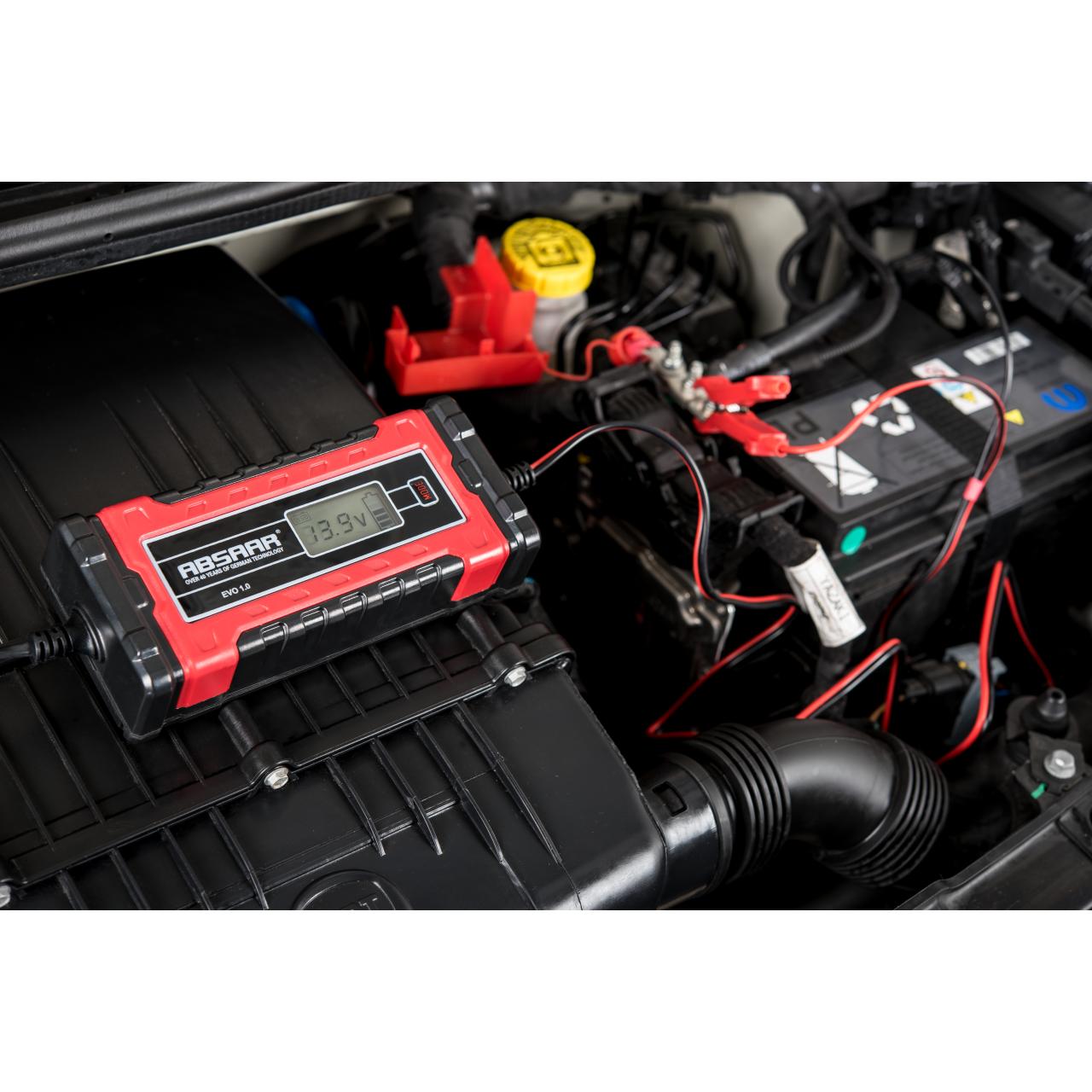 306679sM8gNYgvcFukm ABSAAR BATTERIELADEGERÄT EVO 1.0, 1A 6/12V