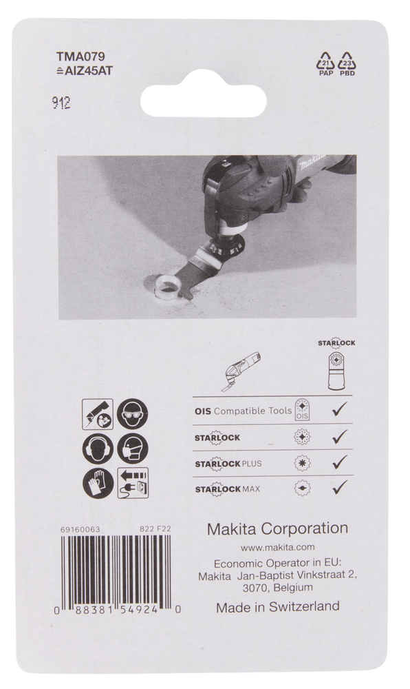 Makita Tauchsägeblatt TMA079, 45 x 40 mm