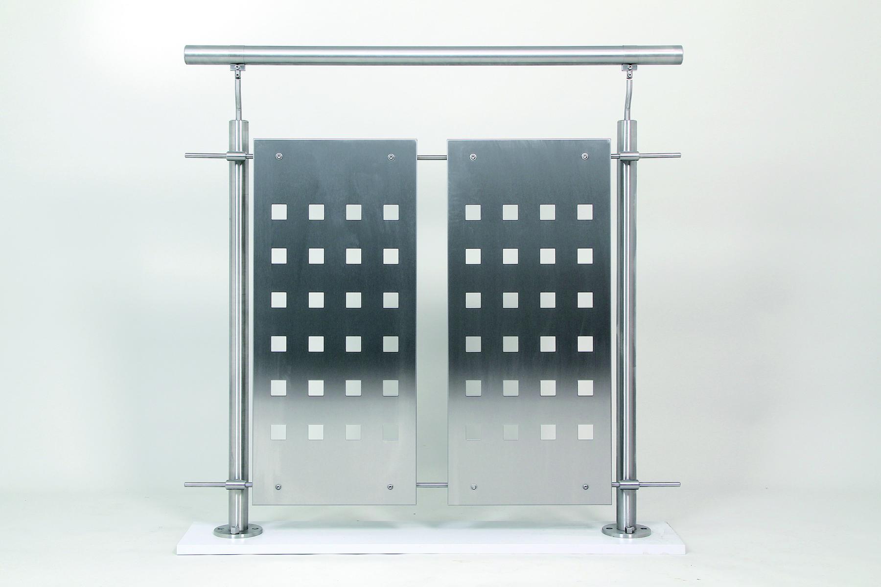 25GA_LB_V2A_258534 Dieda Geländerstütze V2A für Glashalter