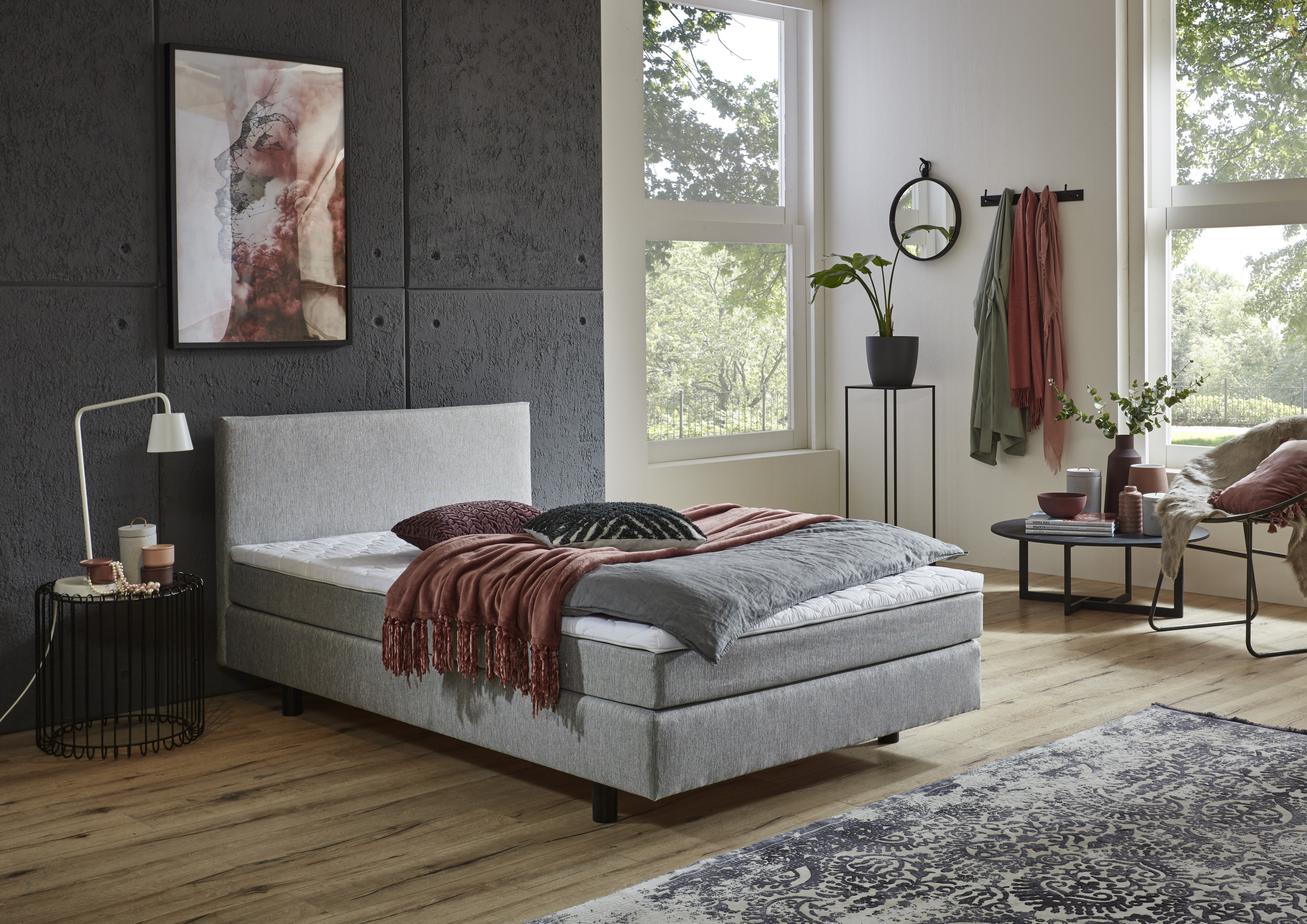 Sun Garden Boxspringbett-Set 1770 Brandon, 120 x 200 cm