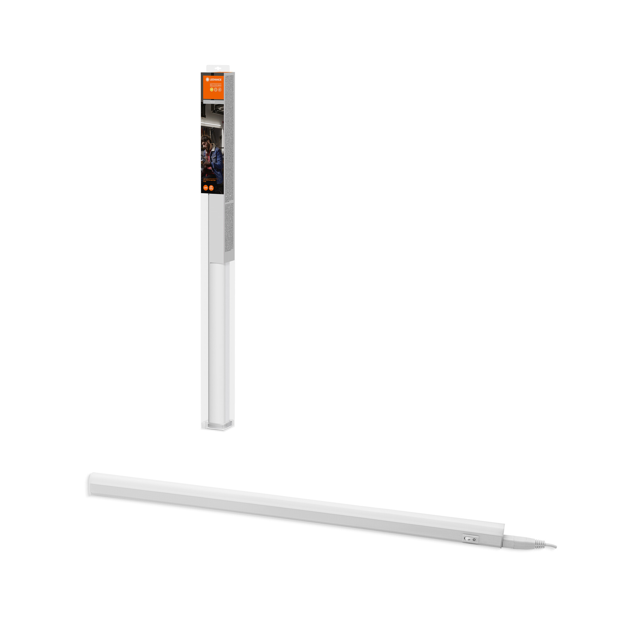 LEDVANCE Lichtleiste LED Switch Batten, 600 mm, 8W, 3000K LEDVANCE Lichtleiste LED Switch Batten, 600 mm, 8W, 3000K