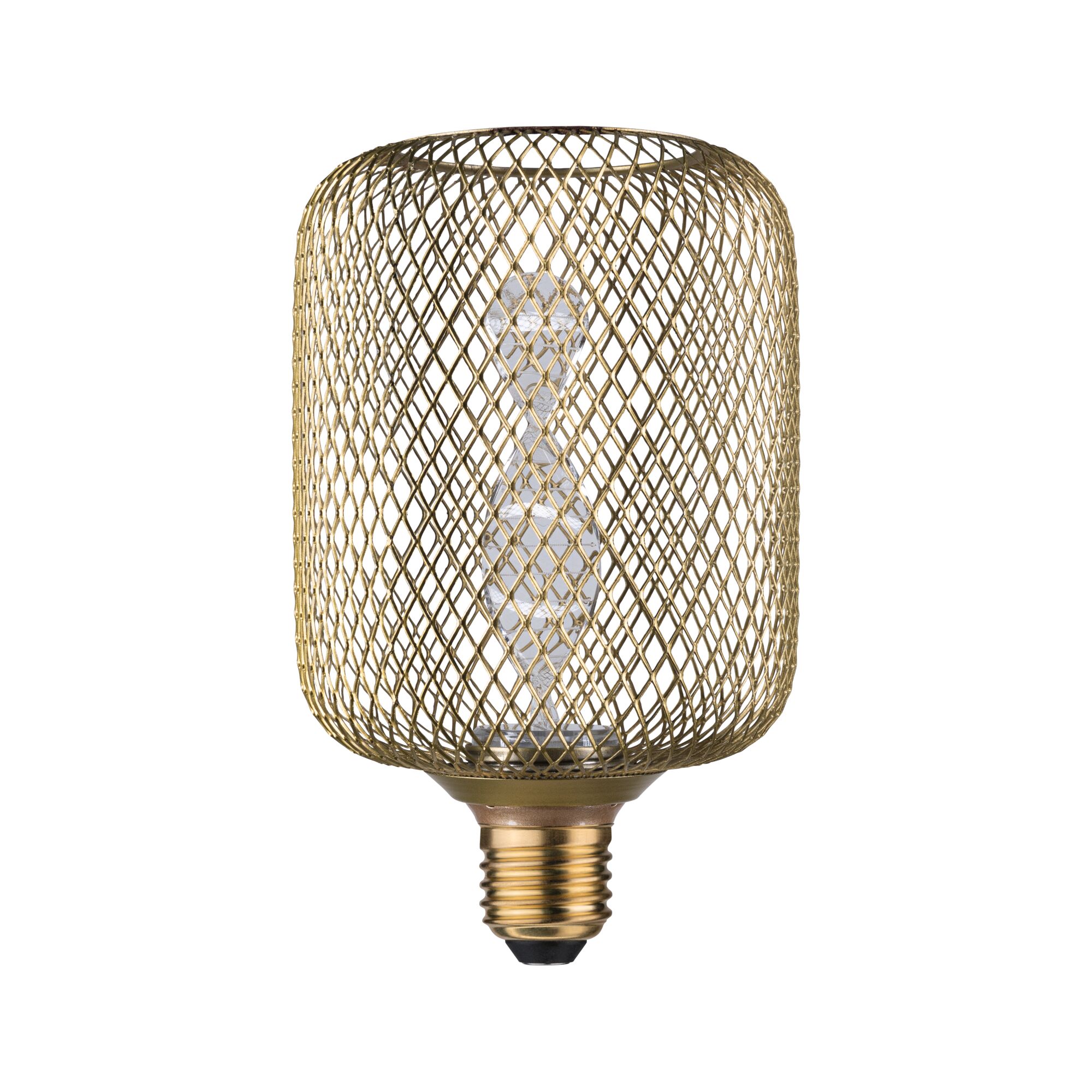 Paulmann LED Metallic Glow Zyl messing Helix E27, 130lm, 3,5W, 1800K, 230V