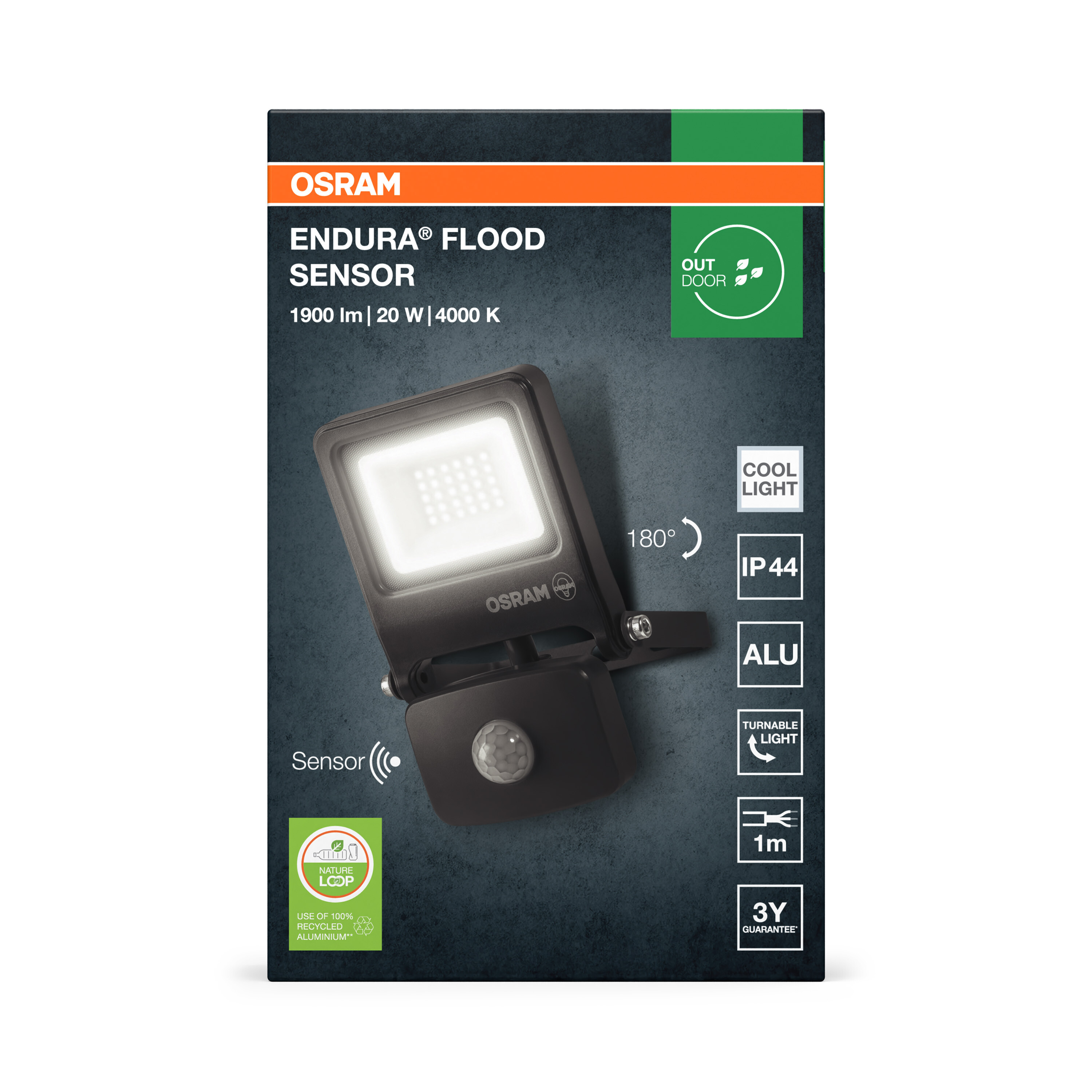 Osram LED Strahler Endura, 20W, Kaltweiß