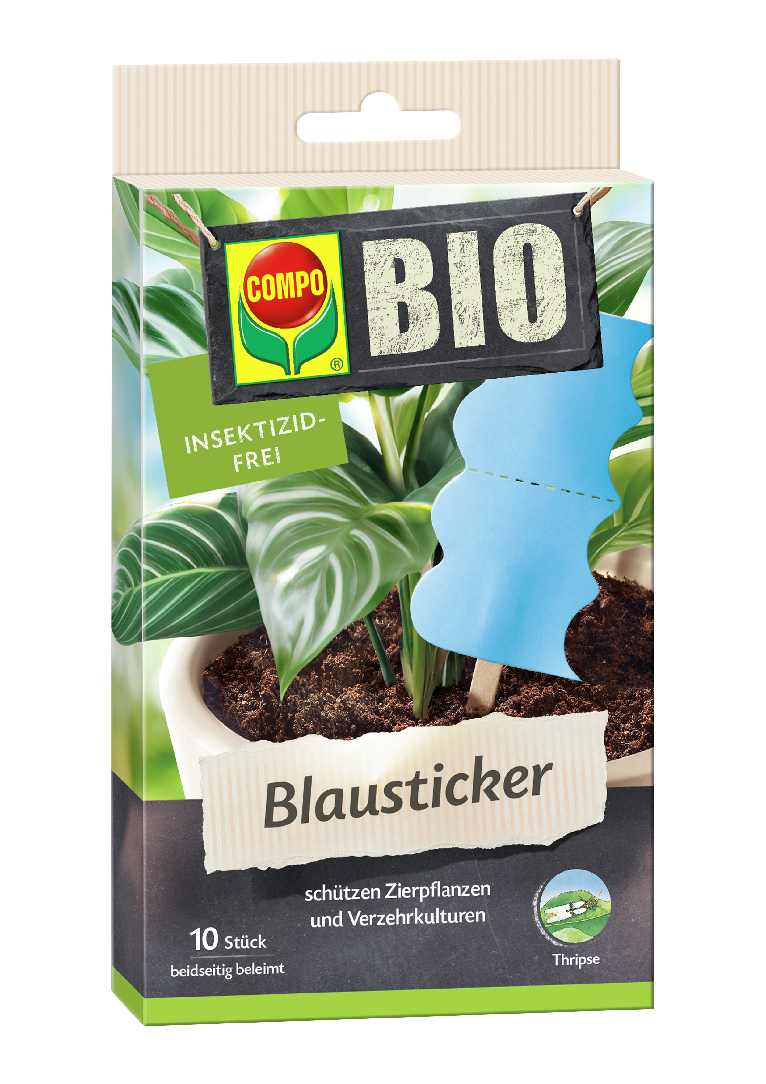 Compo BIO Blausticker, 10 Stück Compo BIO Blausticker, 10 Stück
