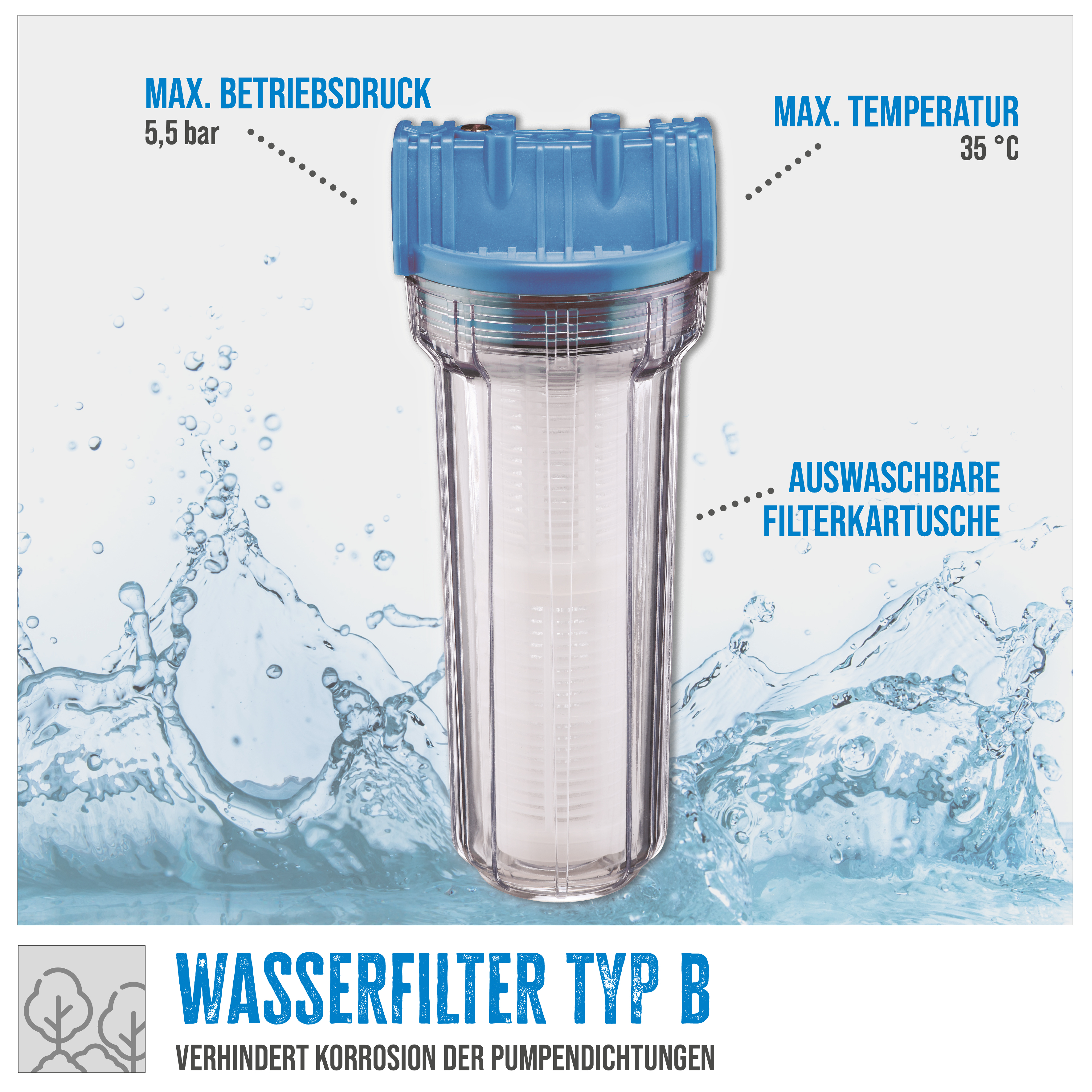 Güde Wasserfilter TYP B Güde Wasserfilter TYP B