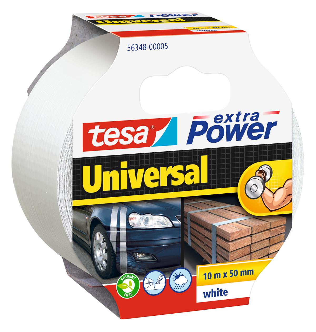 tesa extra Power Universal, weiß, 10 m