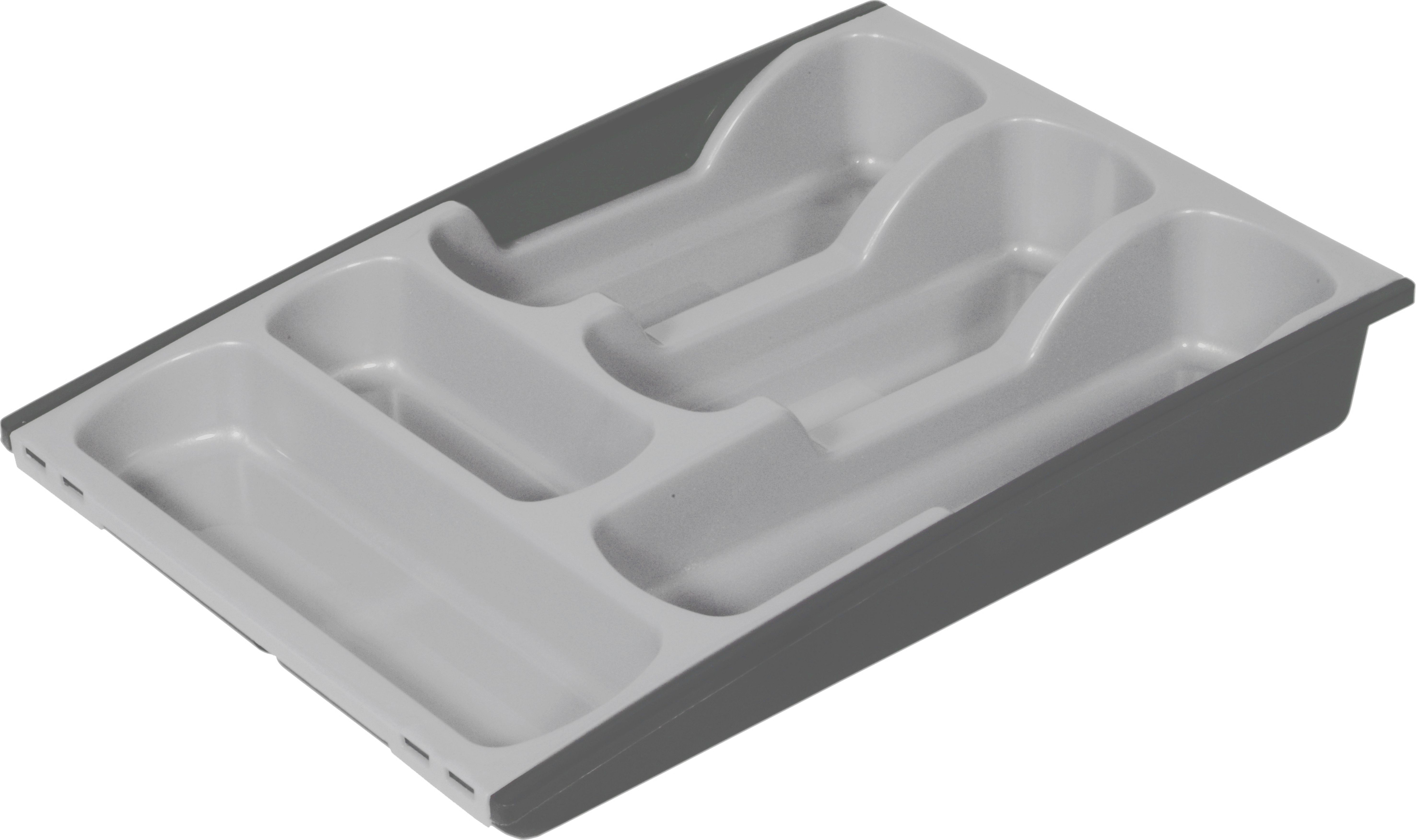 Curver Besteckkasten ausziehbar, anthrazit / hellgrau Curver Besteckkasten ausziehbar, anthrazit / hellgrau